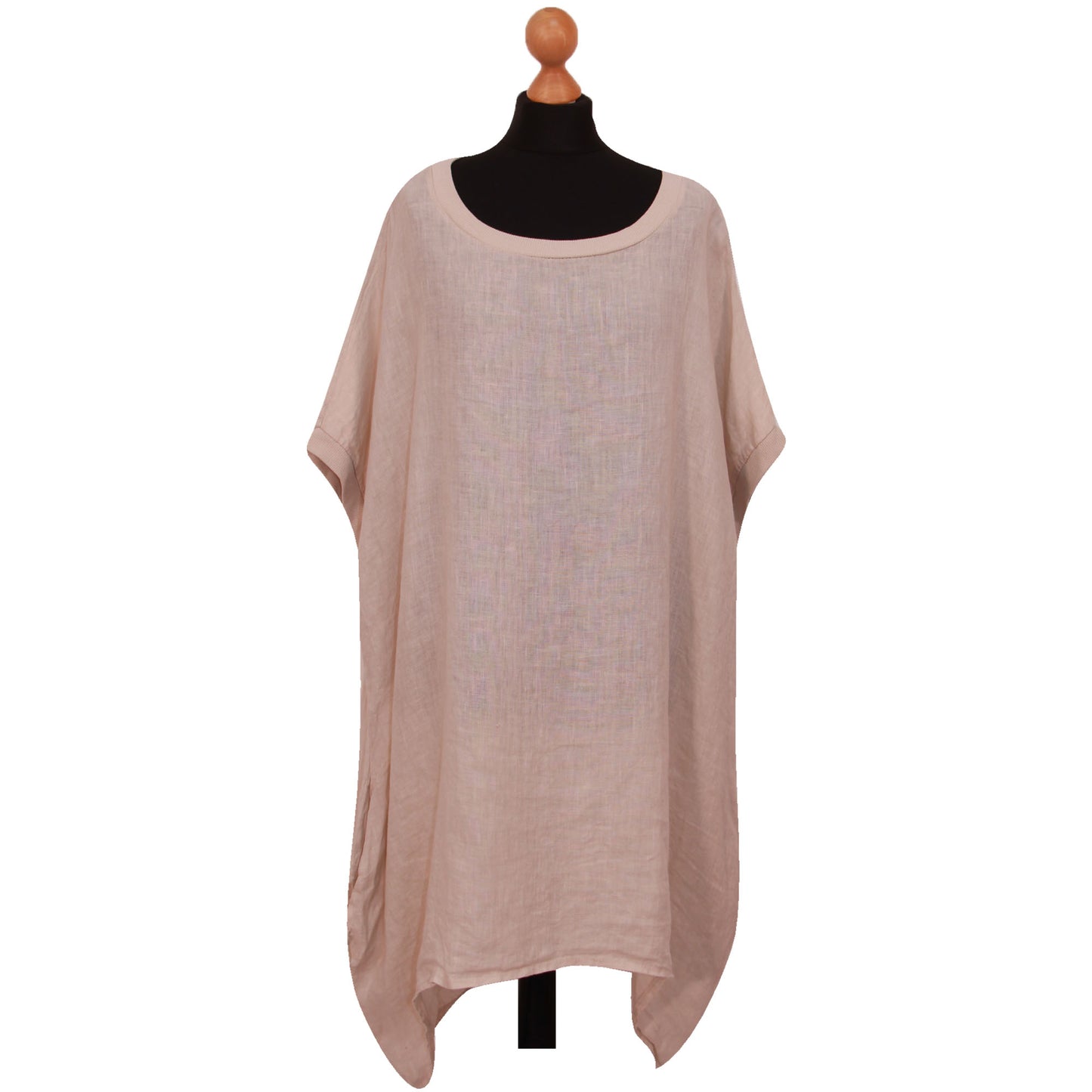 Effortlessly Chic: Women's Linen Baggy Top for Plus Size Comfort