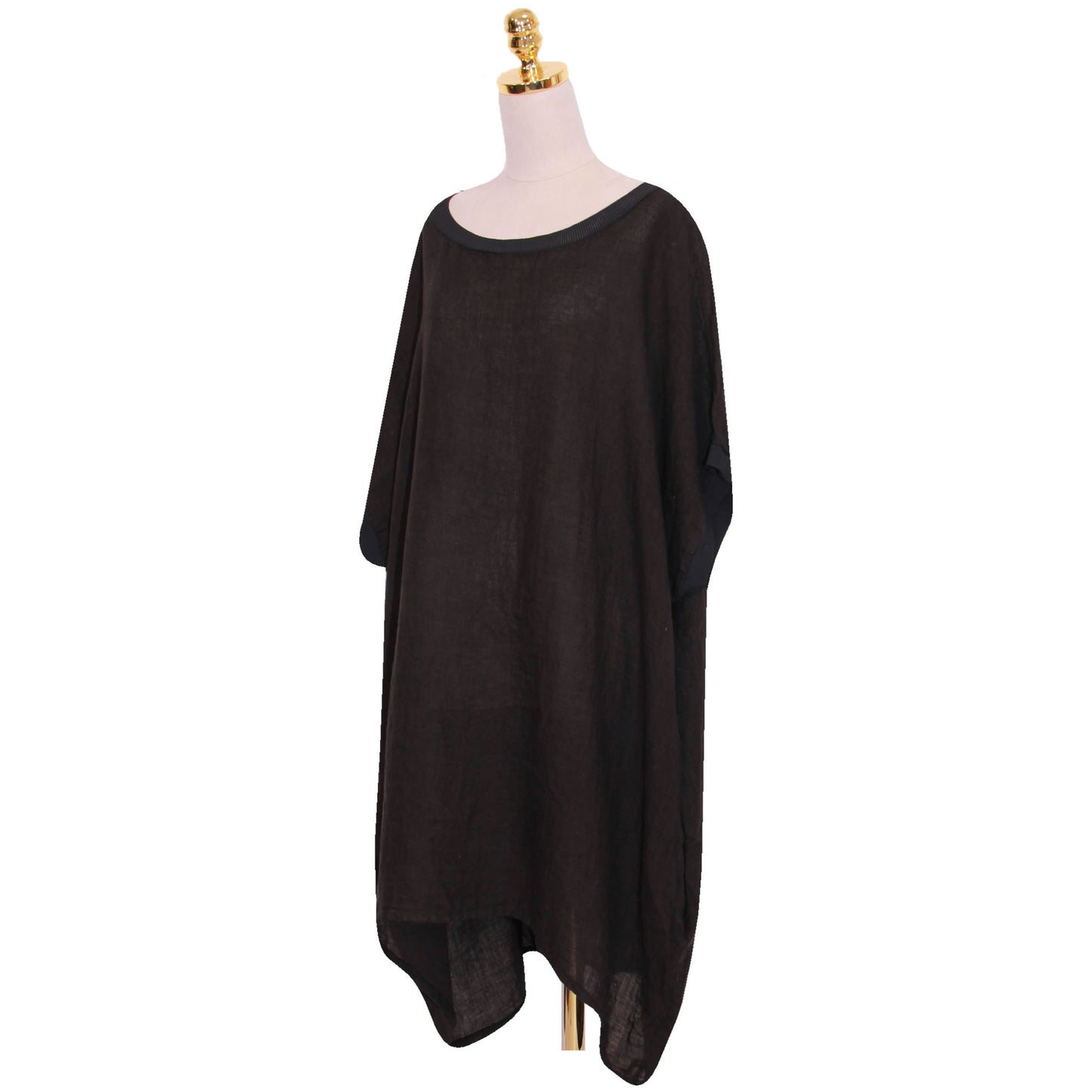 Effortlessly Chic: Women's Linen Baggy Top for Plus Size Comfort