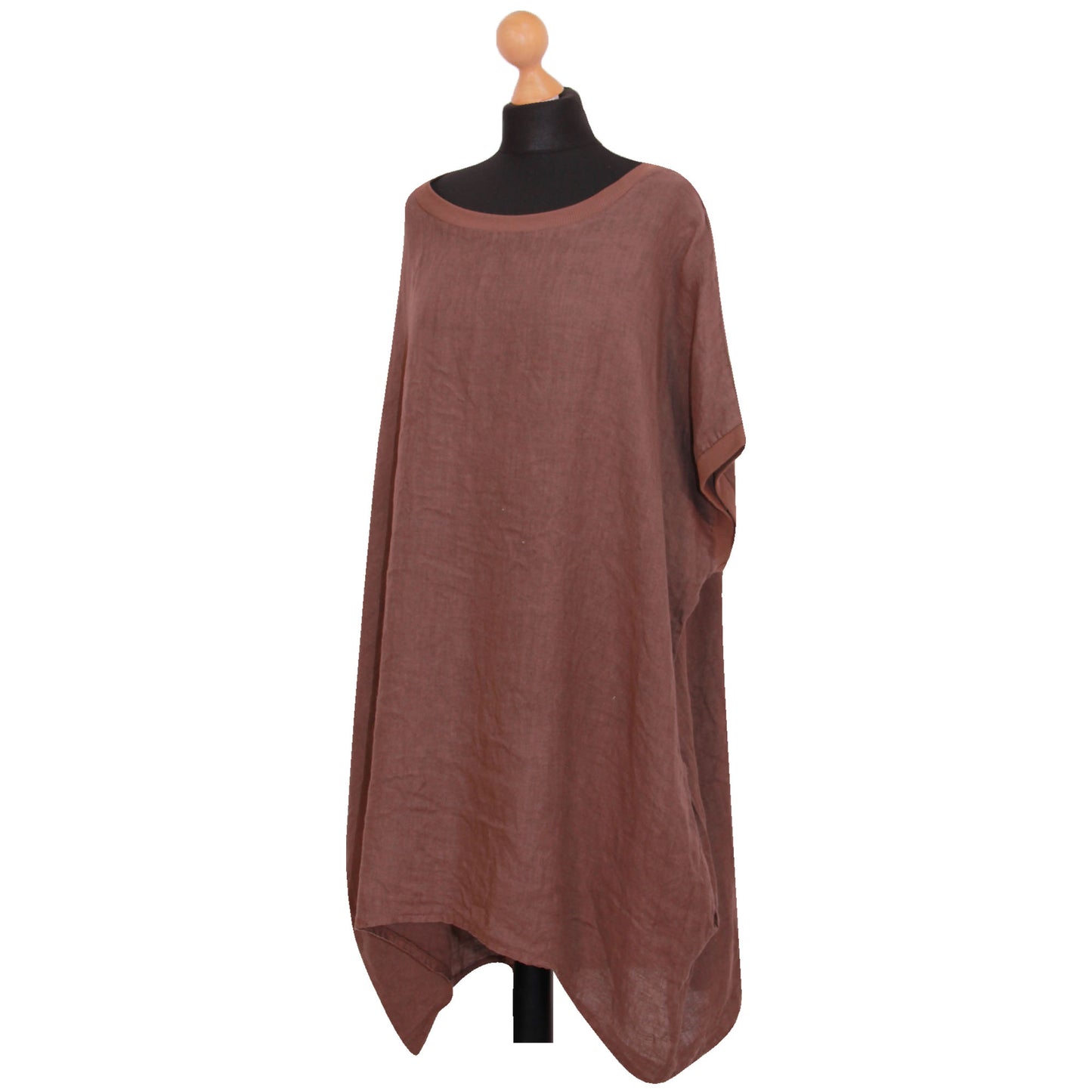 Effortlessly Chic: Women's Linen Baggy Top for Plus Size Comfort