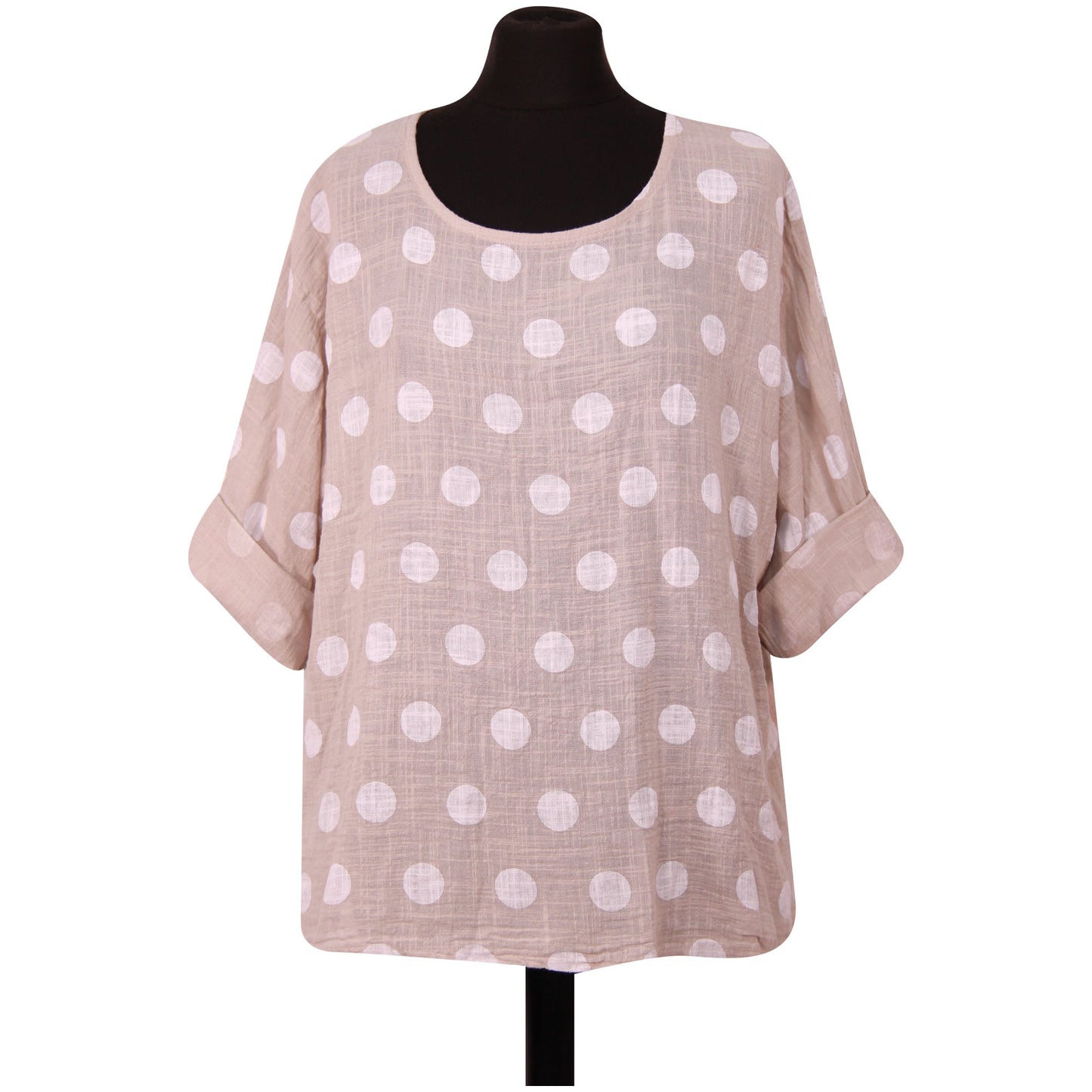 Croptop met Italiaanse stippen voor dames