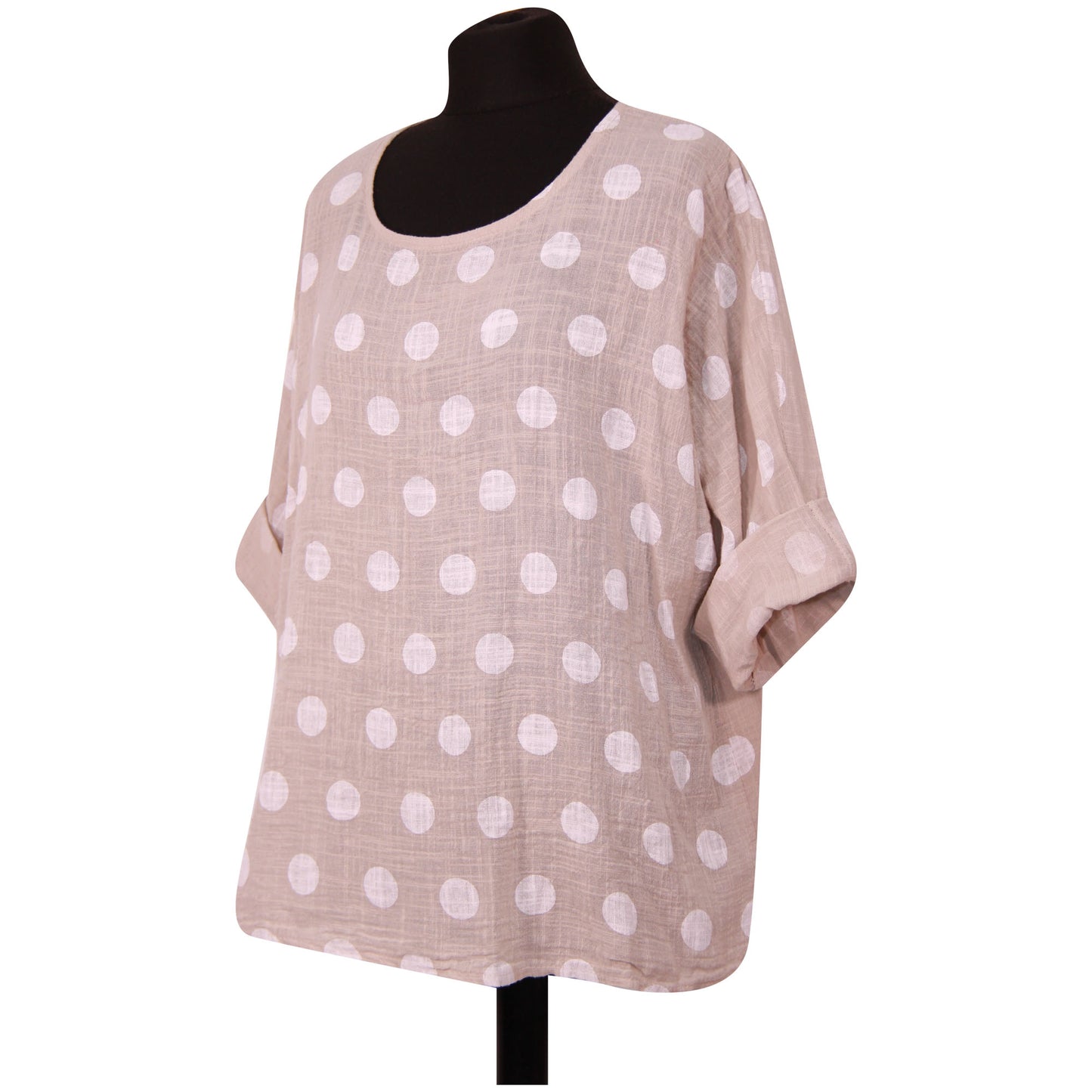 Croptop met Italiaanse stippen voor dames