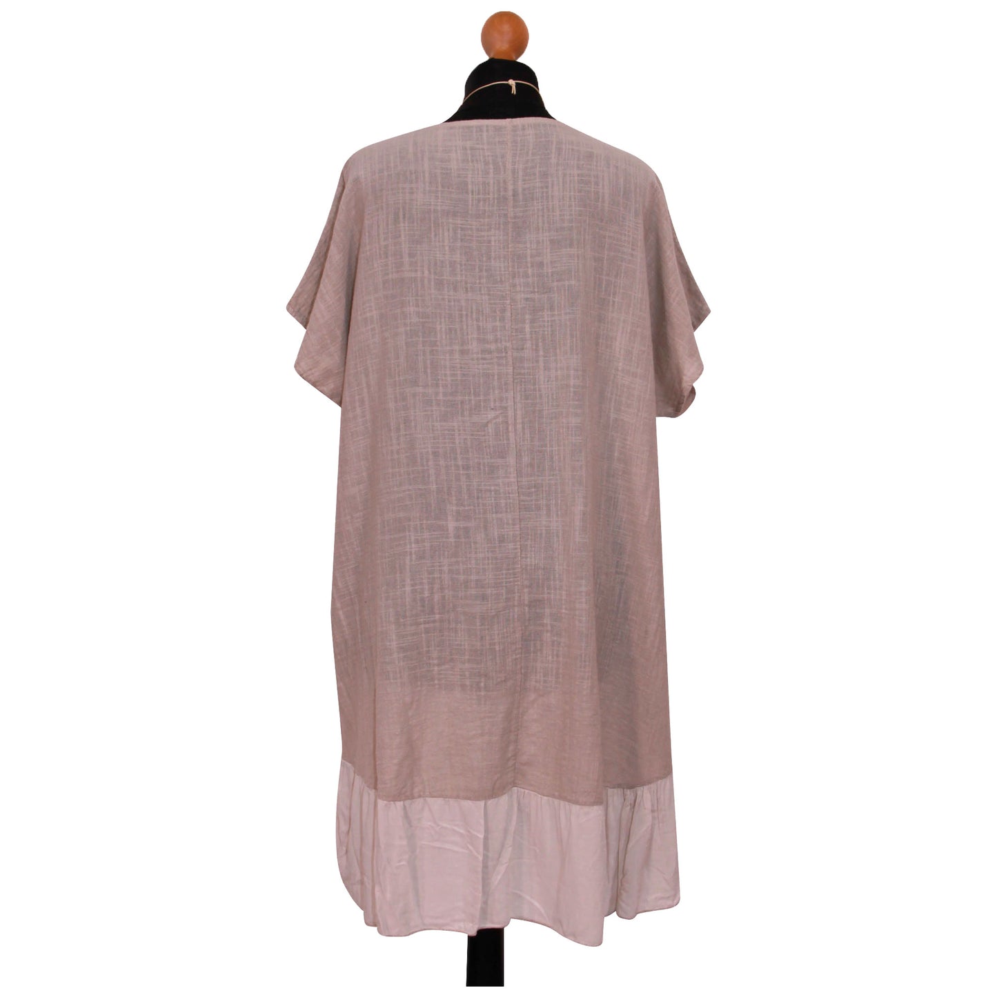 Italian Step Hem Women's Plain Top: Simple and Stylish