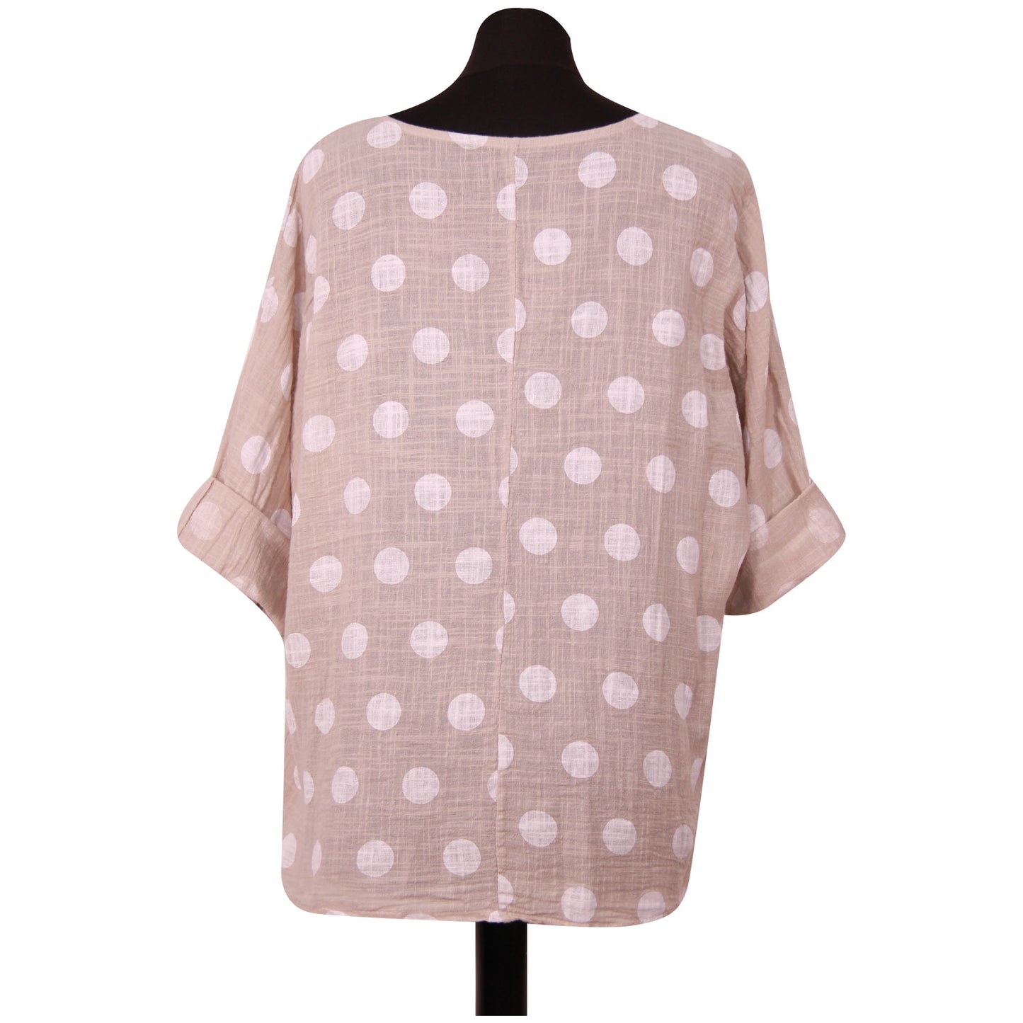 Croptop met Italiaanse stippen voor dames