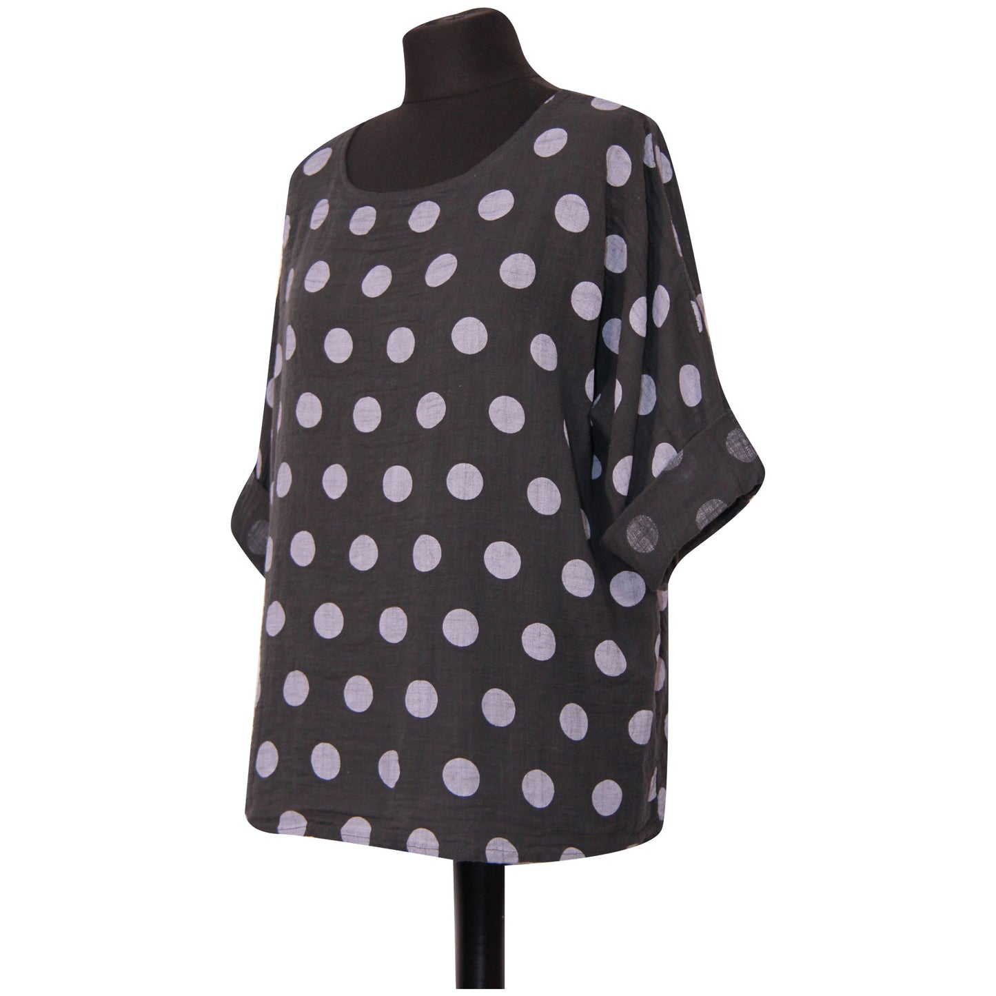 Croptop met Italiaanse stippen voor dames