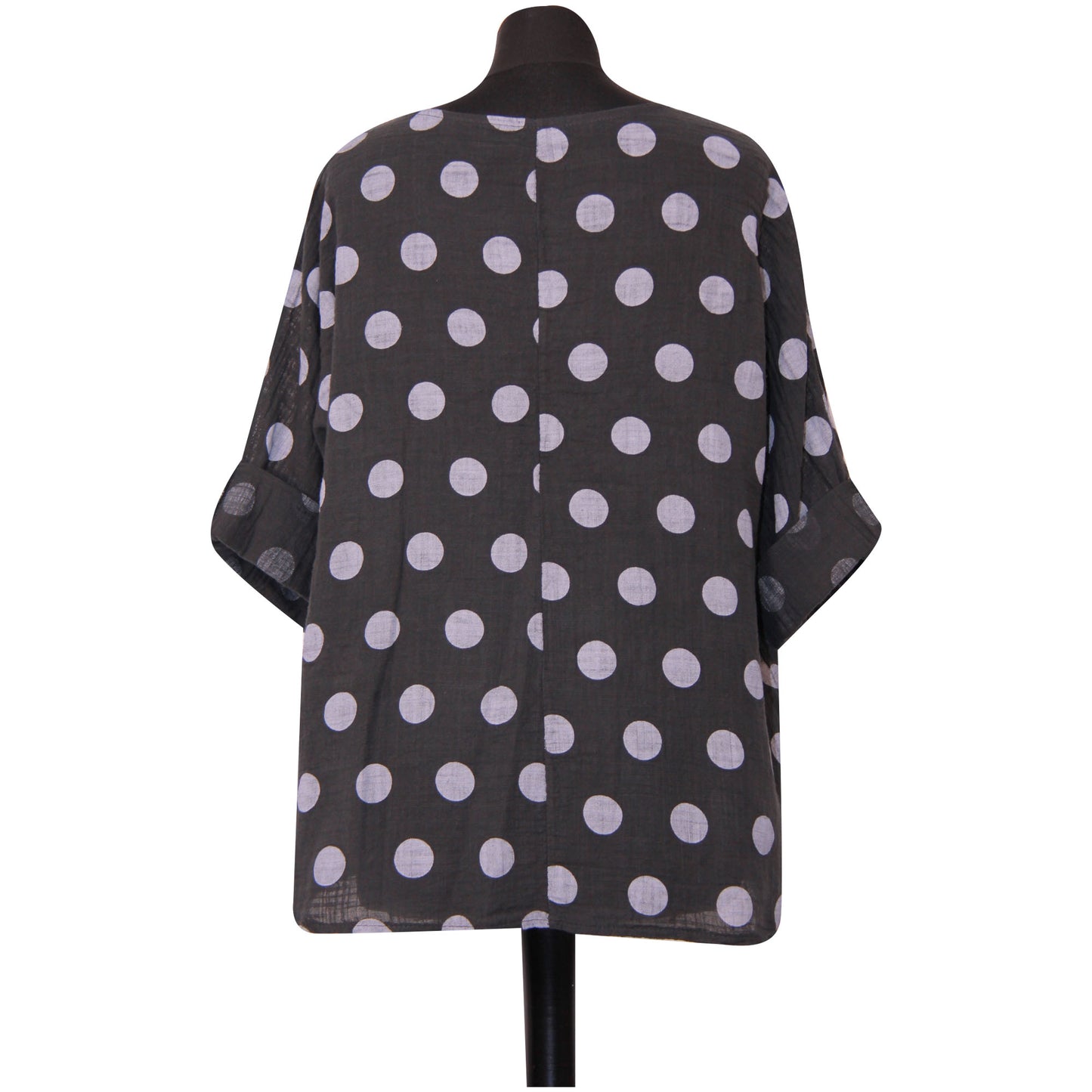 Croptop met Italiaanse stippen voor dames