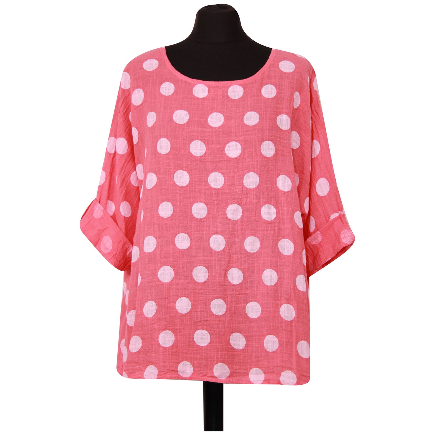 Croptop met Italiaanse stippen voor dames