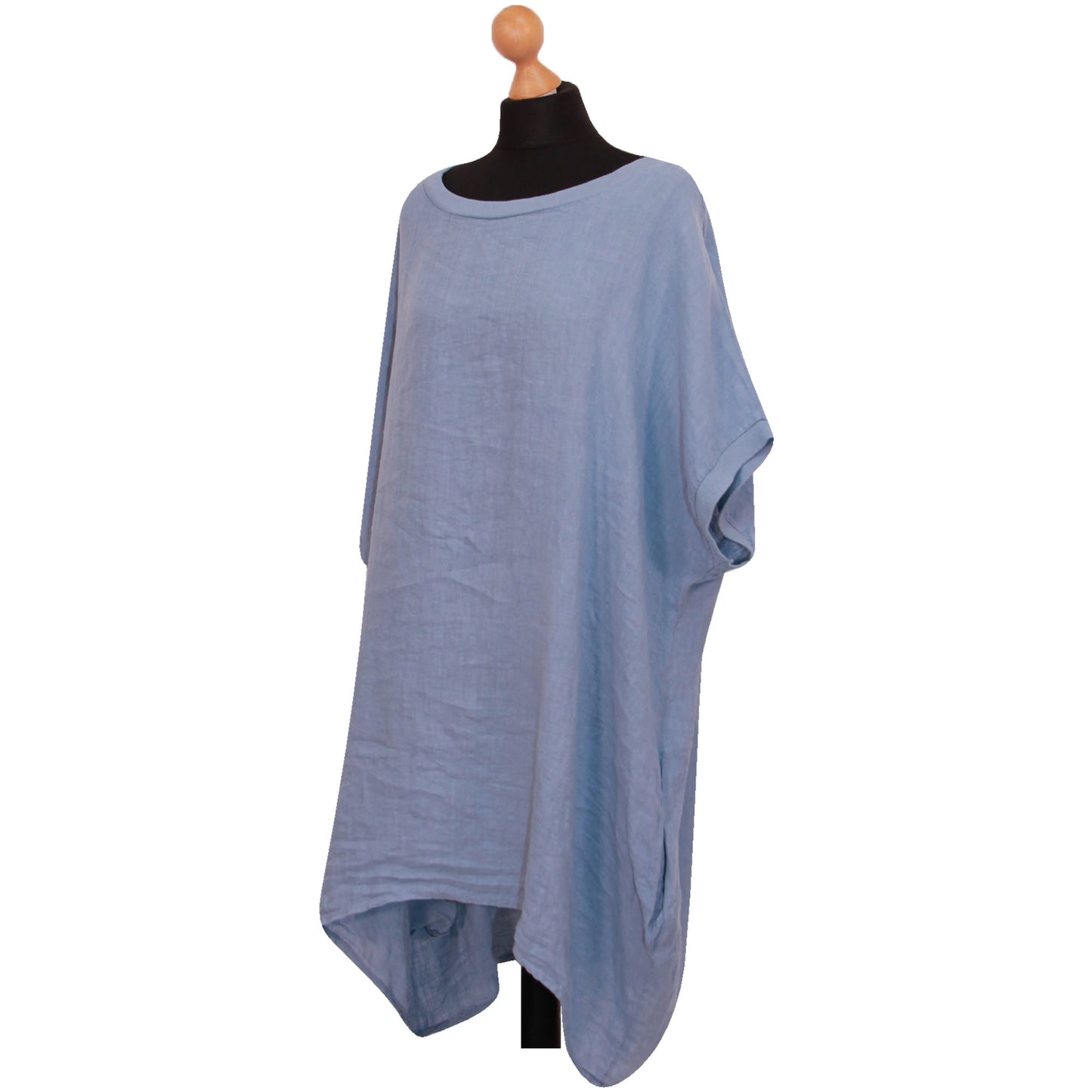 Effortlessly Chic: Women's Linen Baggy Top for Plus Size Comfort