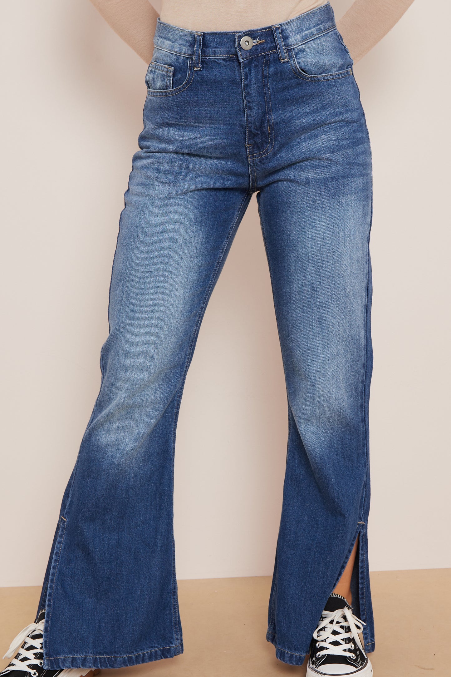 Classic Flare Cut Women's Jeans - Pack of 6 in Dark and Light Denim