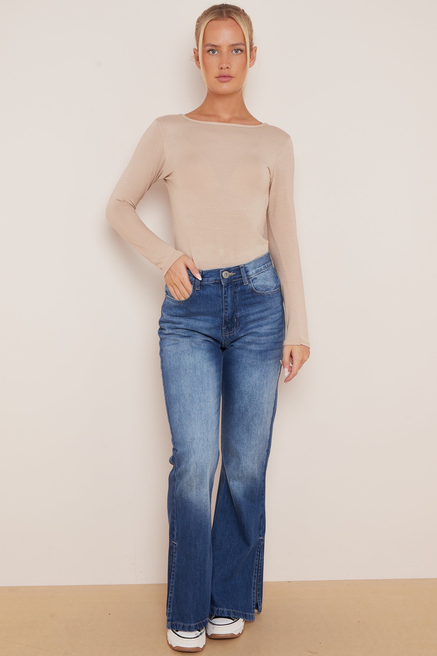 Classic Flare Cut Women's Jeans - Pack of 6 in Dark and Light Denim