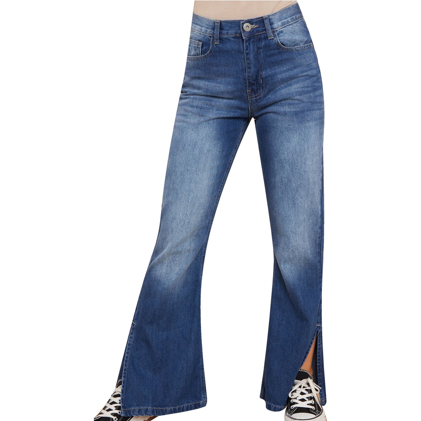 Classic Flare Cut Women's Jeans - Pack of 6 in Dark and Light Denim