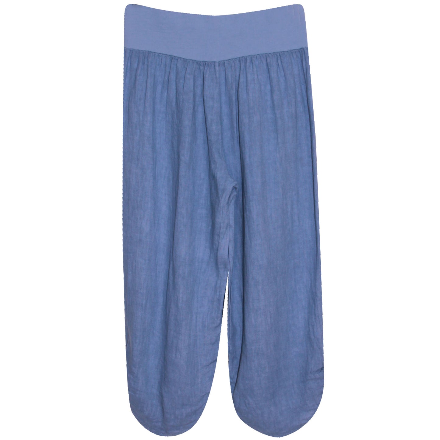 Ladies Linen Capri Trouser: Stylish 3/4 Length Women's Shorts Reg Size - Perfect Gift