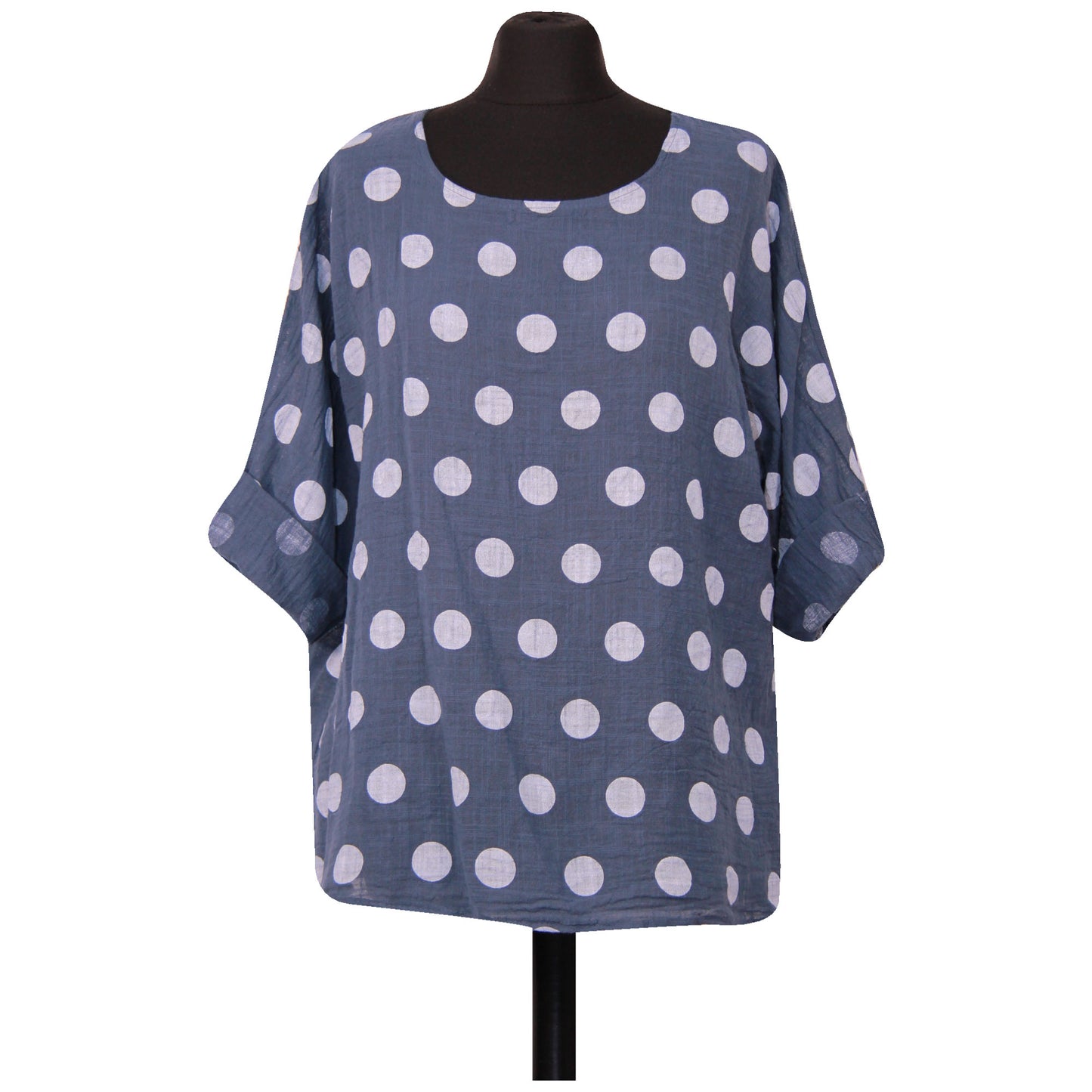 Croptop met Italiaanse stippen voor dames