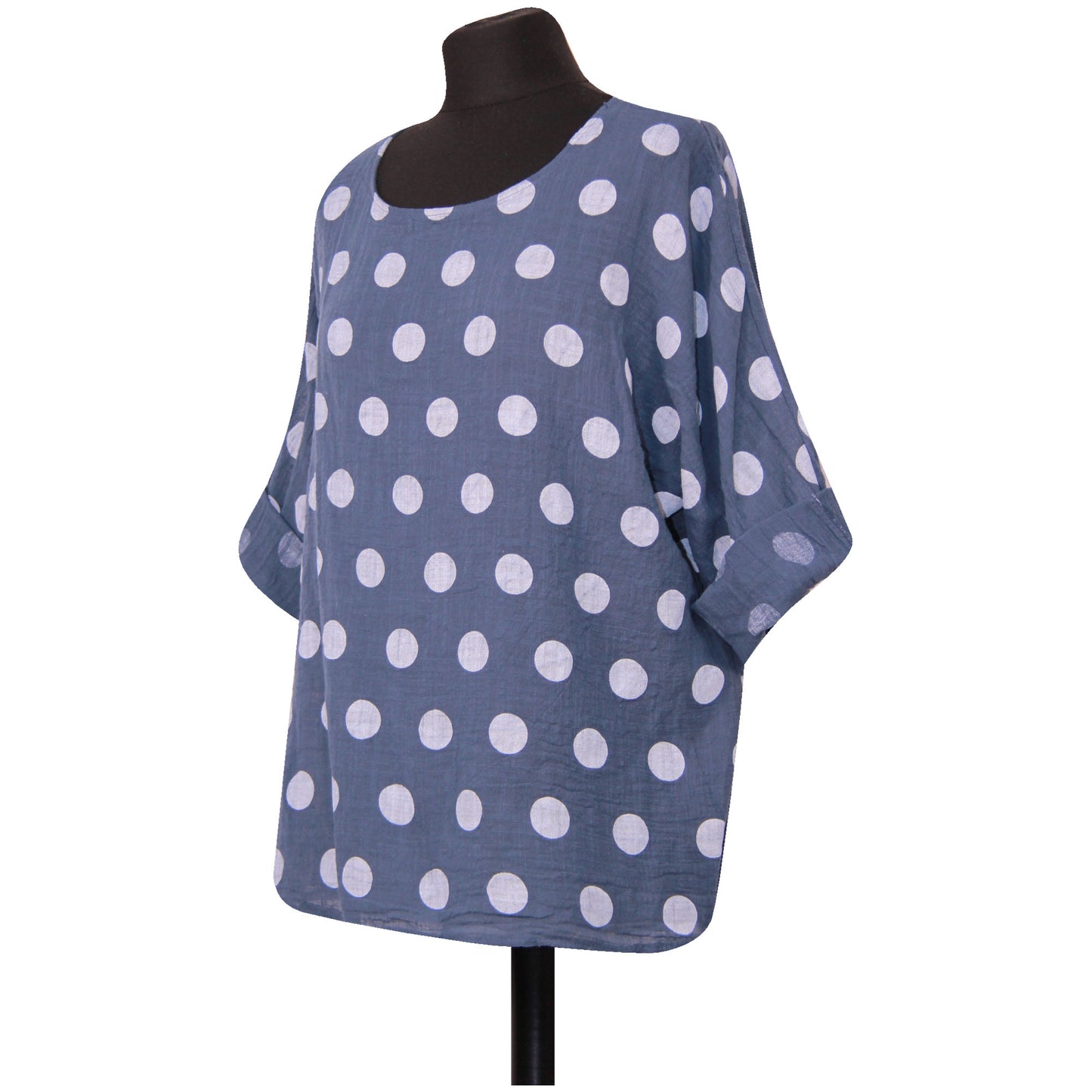 Croptop met Italiaanse stippen voor dames