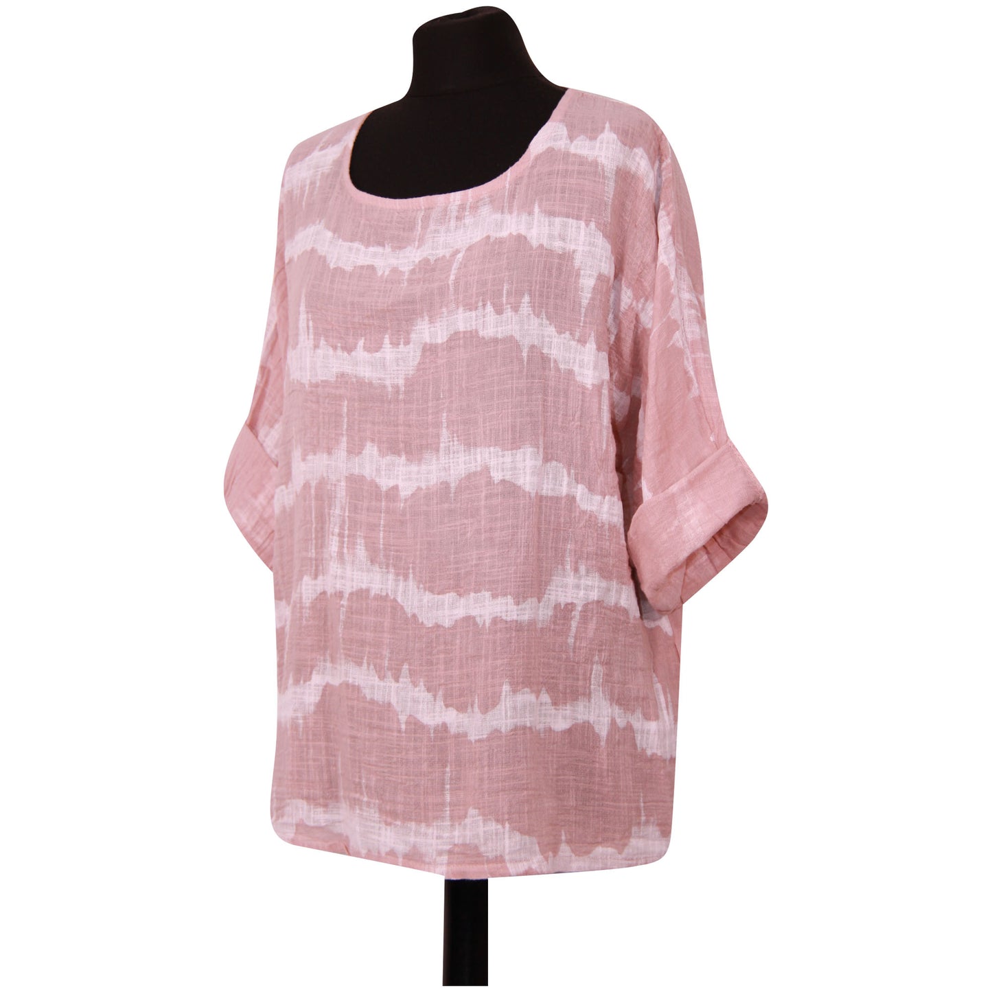 Summer Breeze Tie-Dye crop-top voor dames - boho-chique stijl