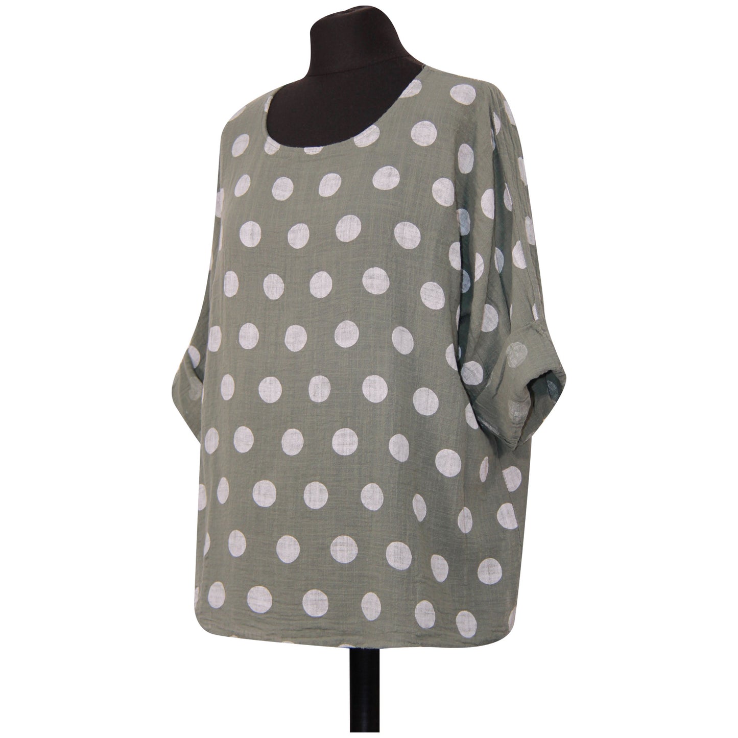 Croptop met Italiaanse stippen voor dames
