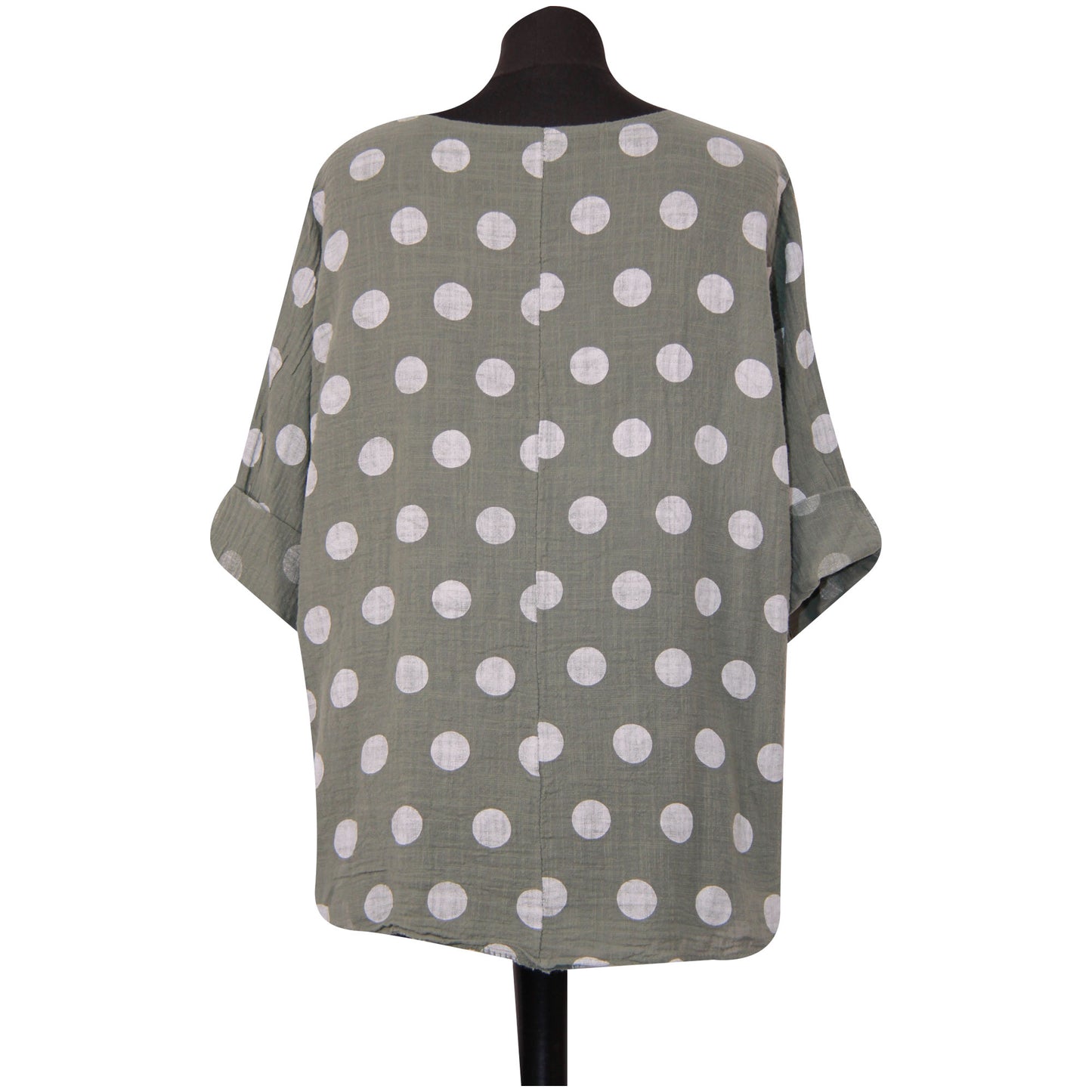 Croptop met Italiaanse stippen voor dames