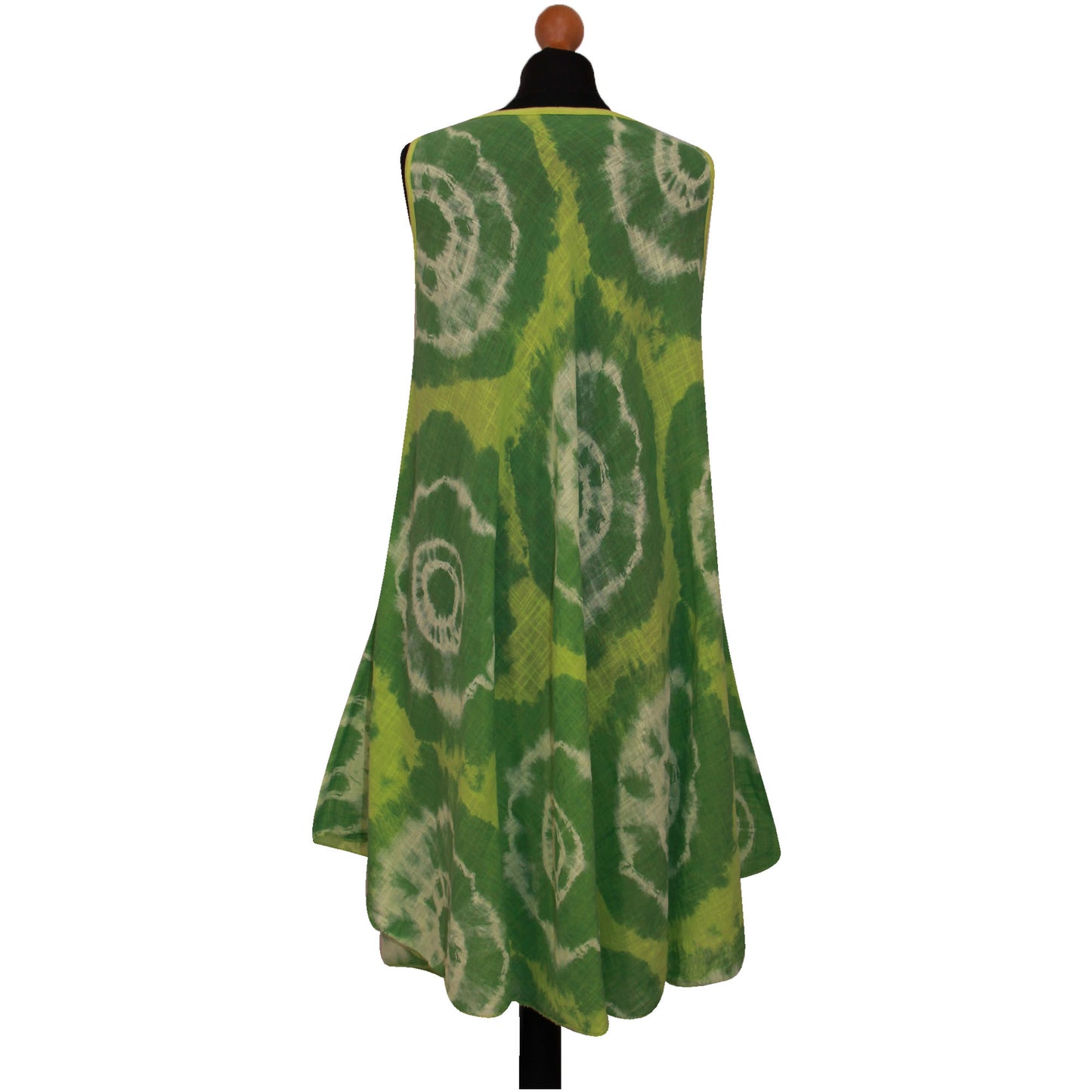 Tie-dye skaterjurk voor dames met print: mouwloze mode