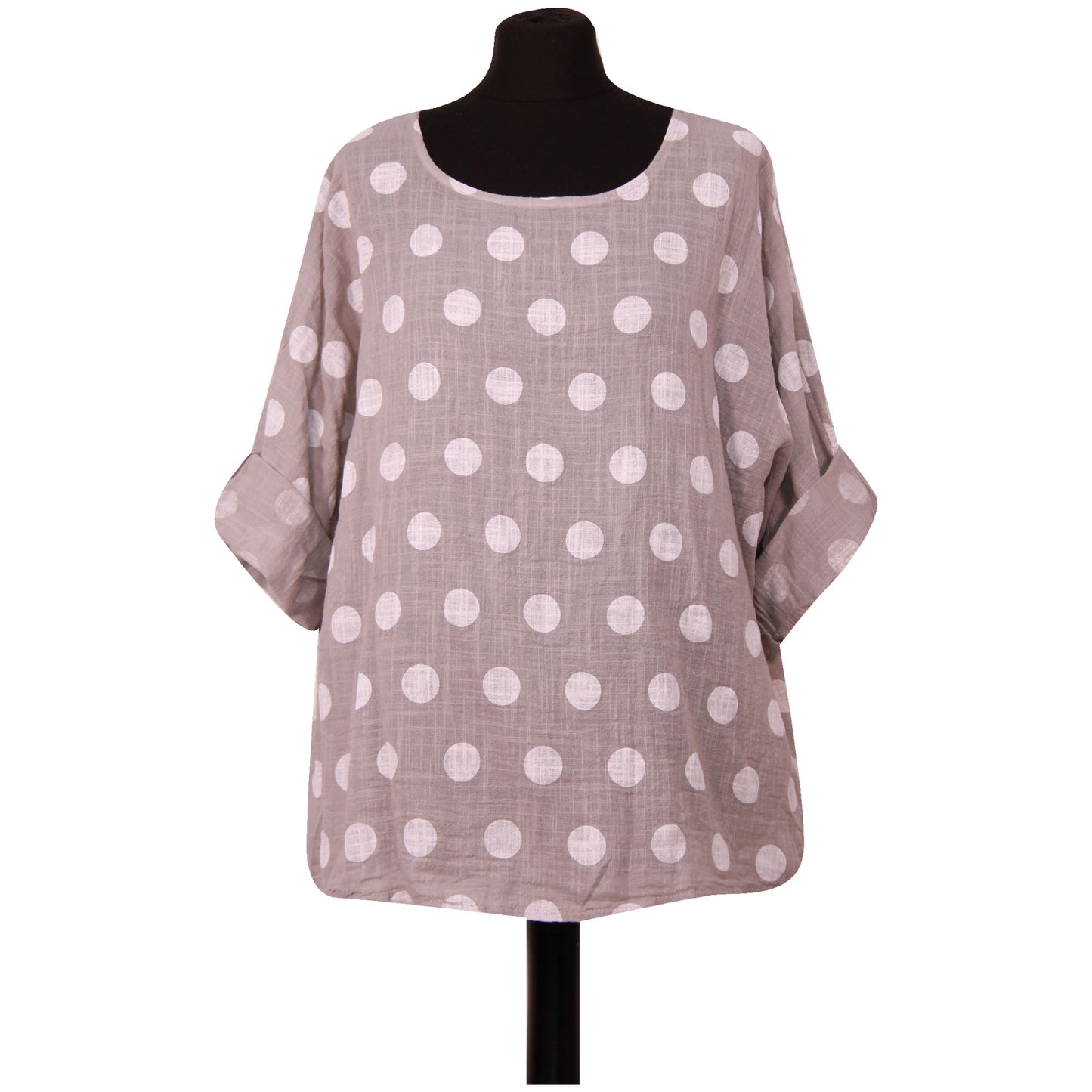 Croptop met Italiaanse stippen voor dames