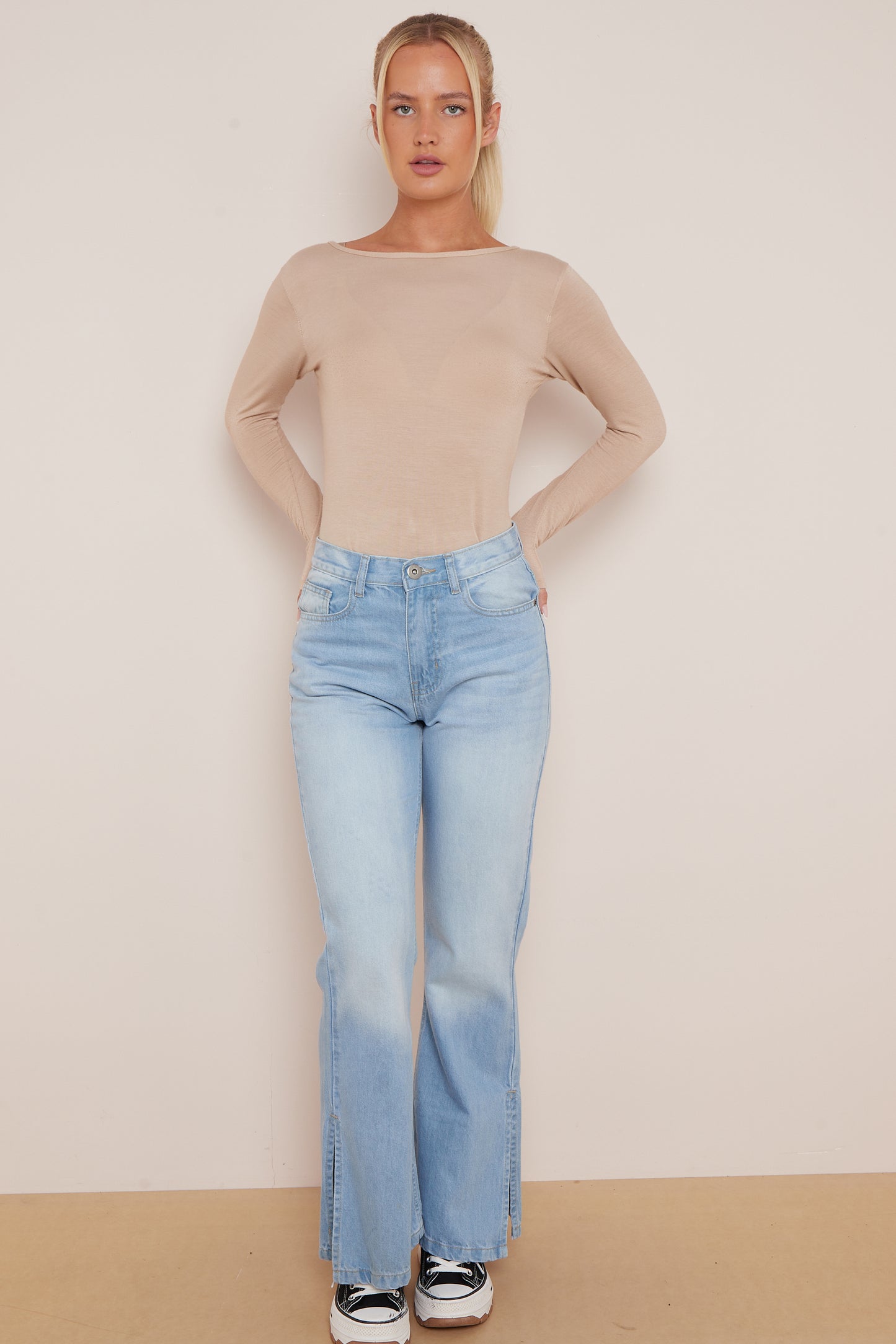 Classic Flare Cut Women's Jeans - Pack of 6 in Dark and Light Denim