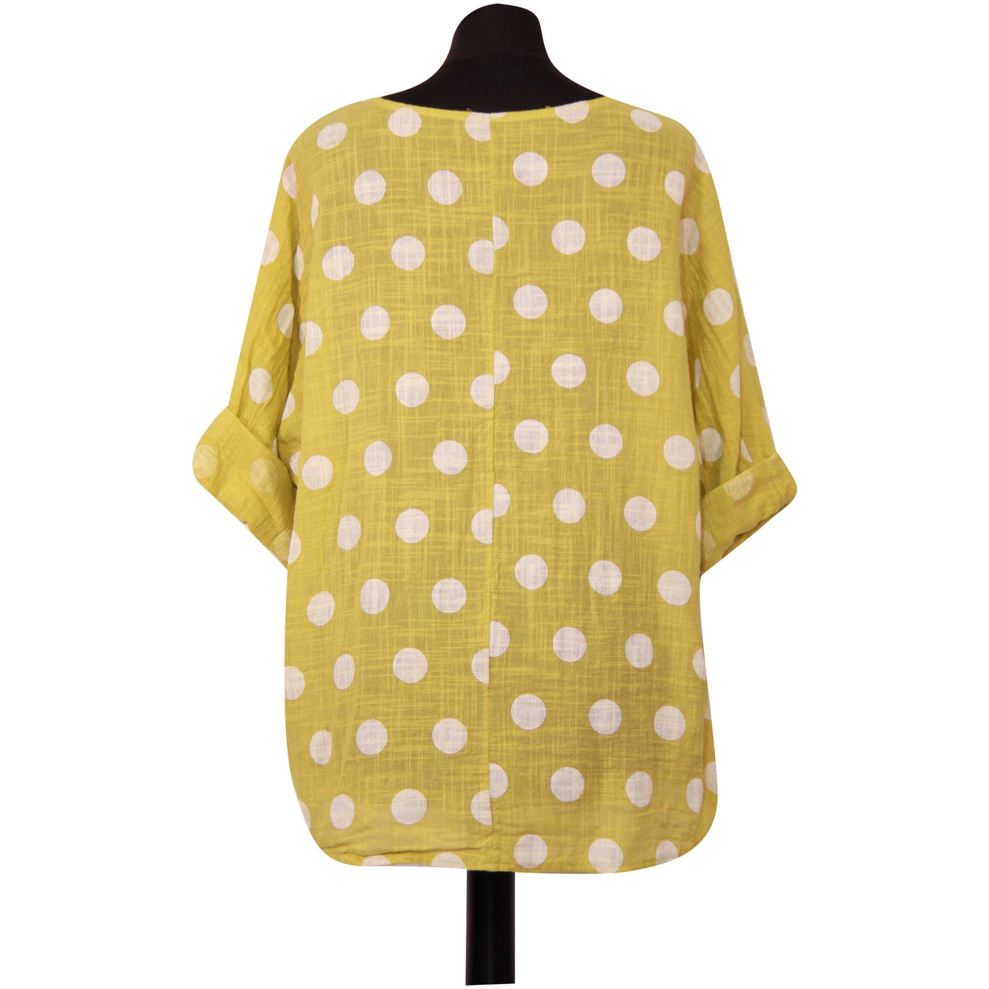 Croptop met Italiaanse stippen voor dames