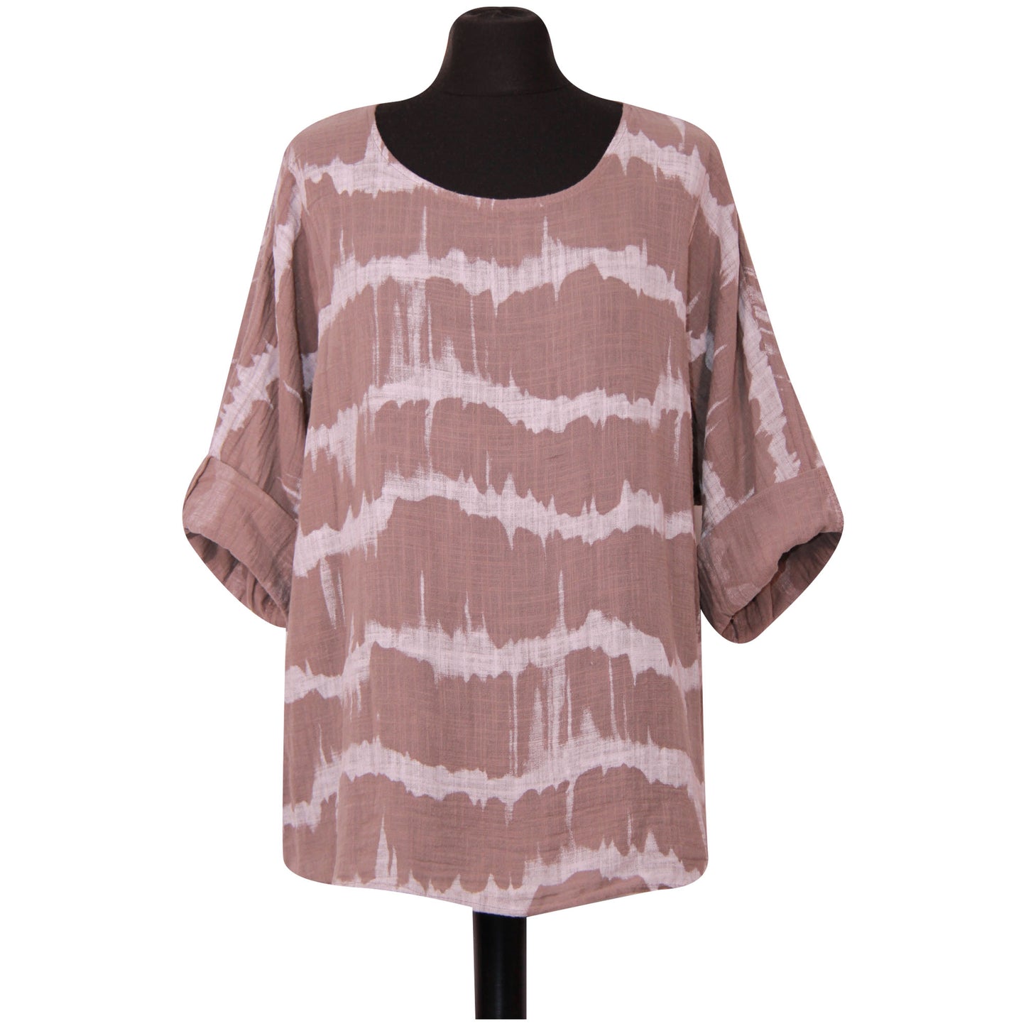 Summer Breeze Tie-Dye crop-top voor dames - boho-chique stijl