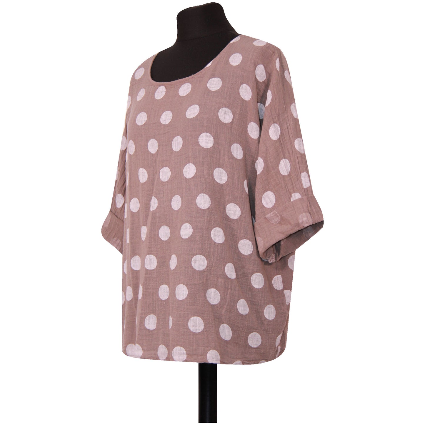 Croptop met Italiaanse stippen voor dames