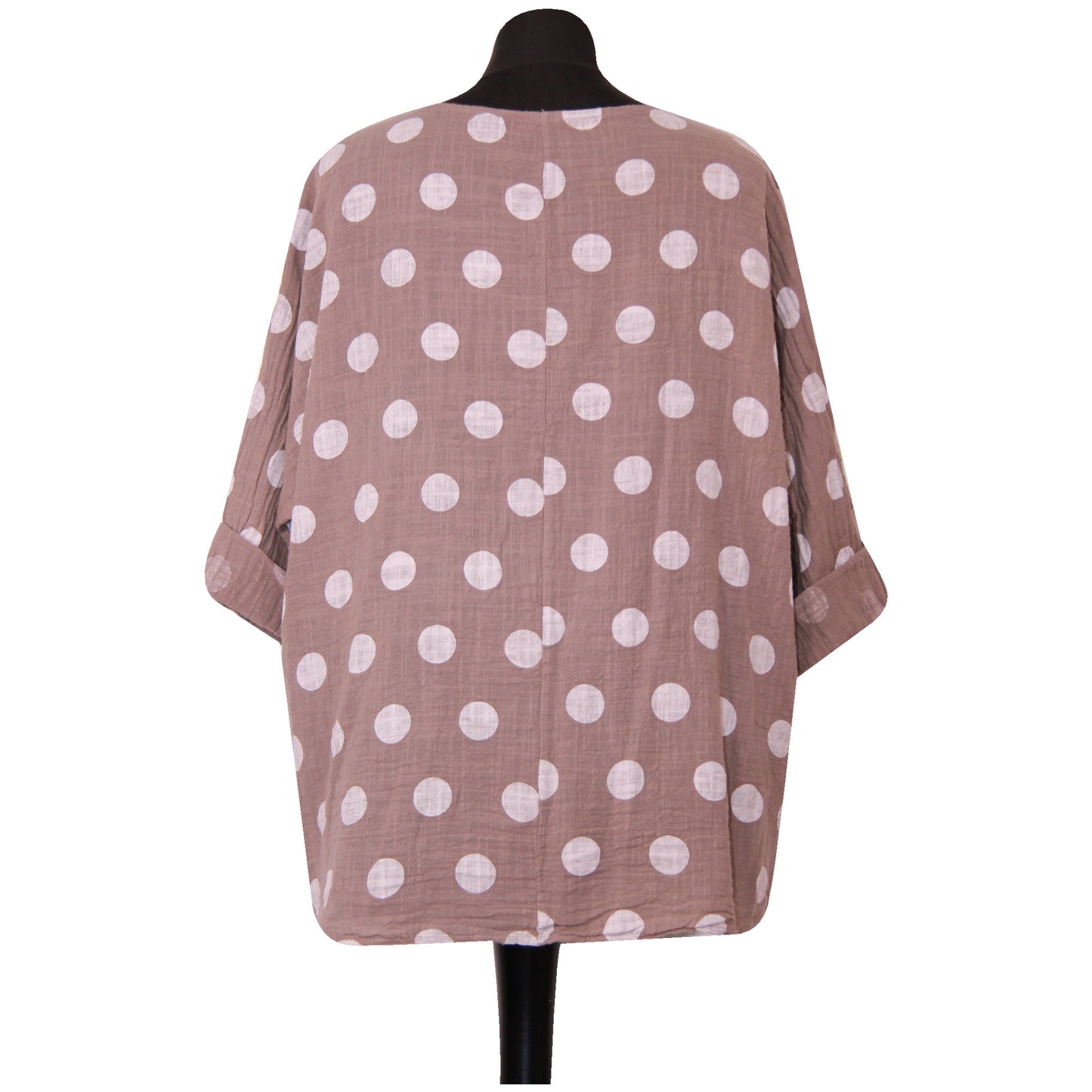 Croptop met Italiaanse stippen voor dames