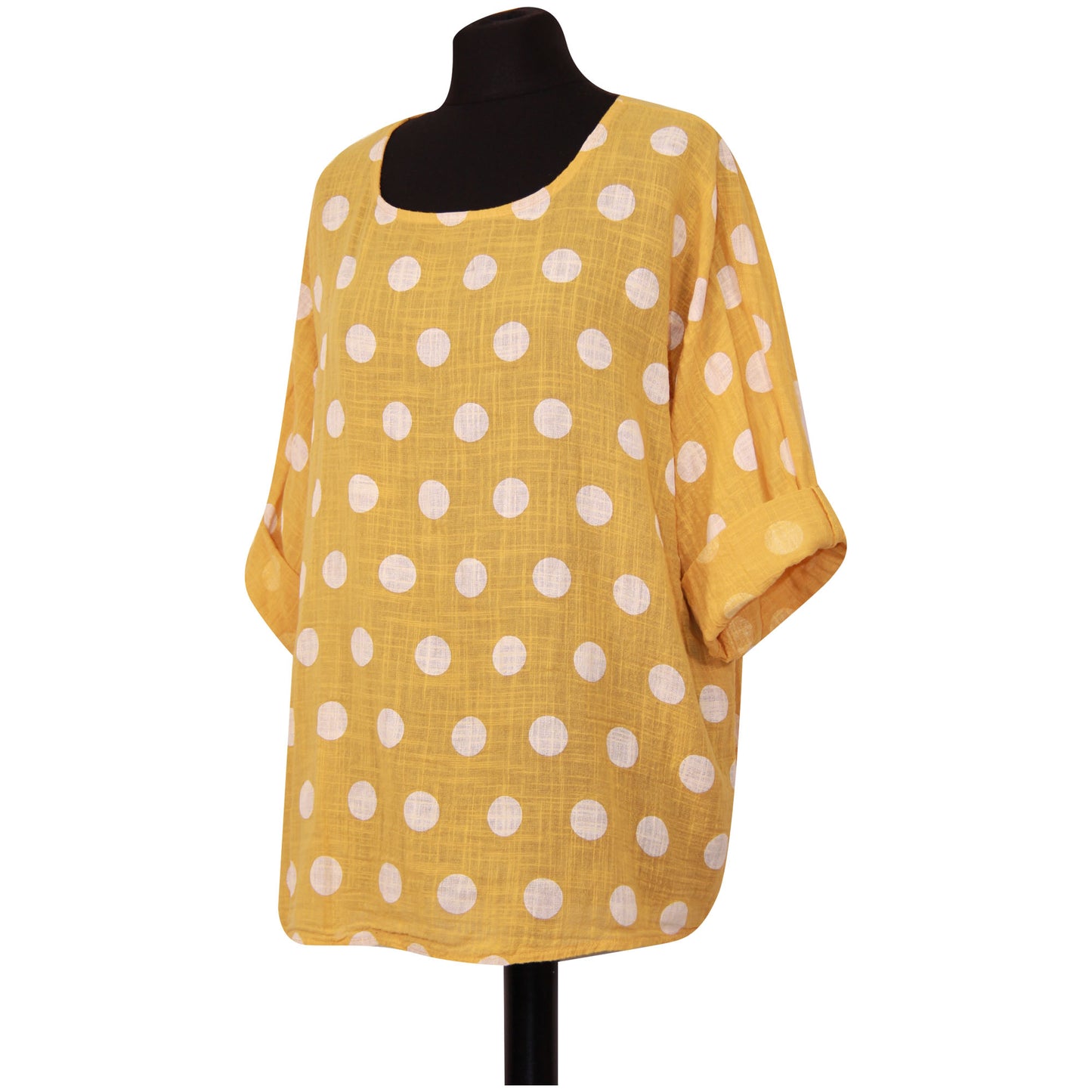 Croptop met Italiaanse stippen voor dames