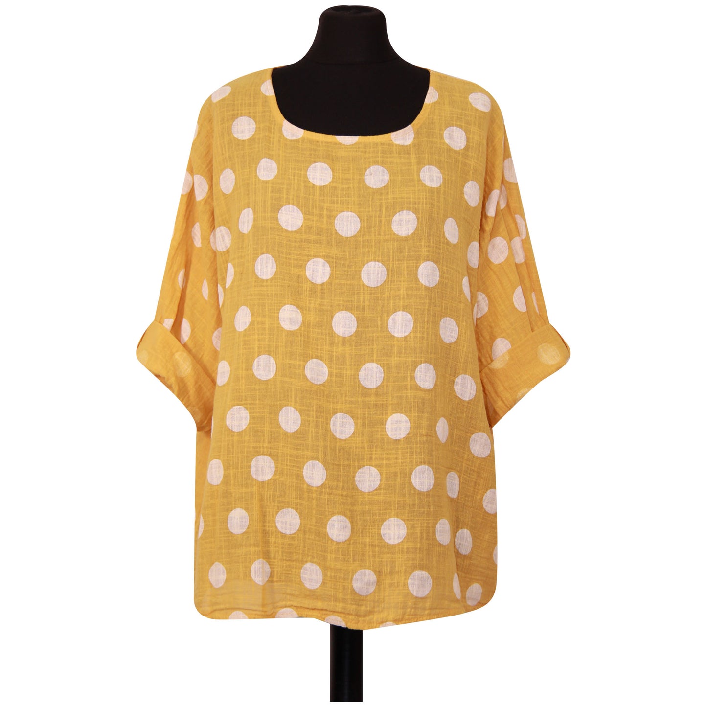 Croptop met Italiaanse stippen voor dames