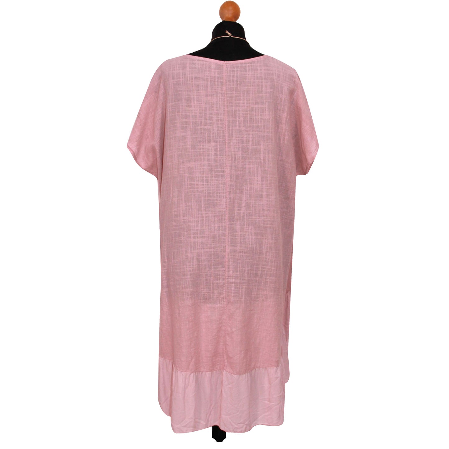 Italian Step Hem Women's Plain Top: Simple and Stylish