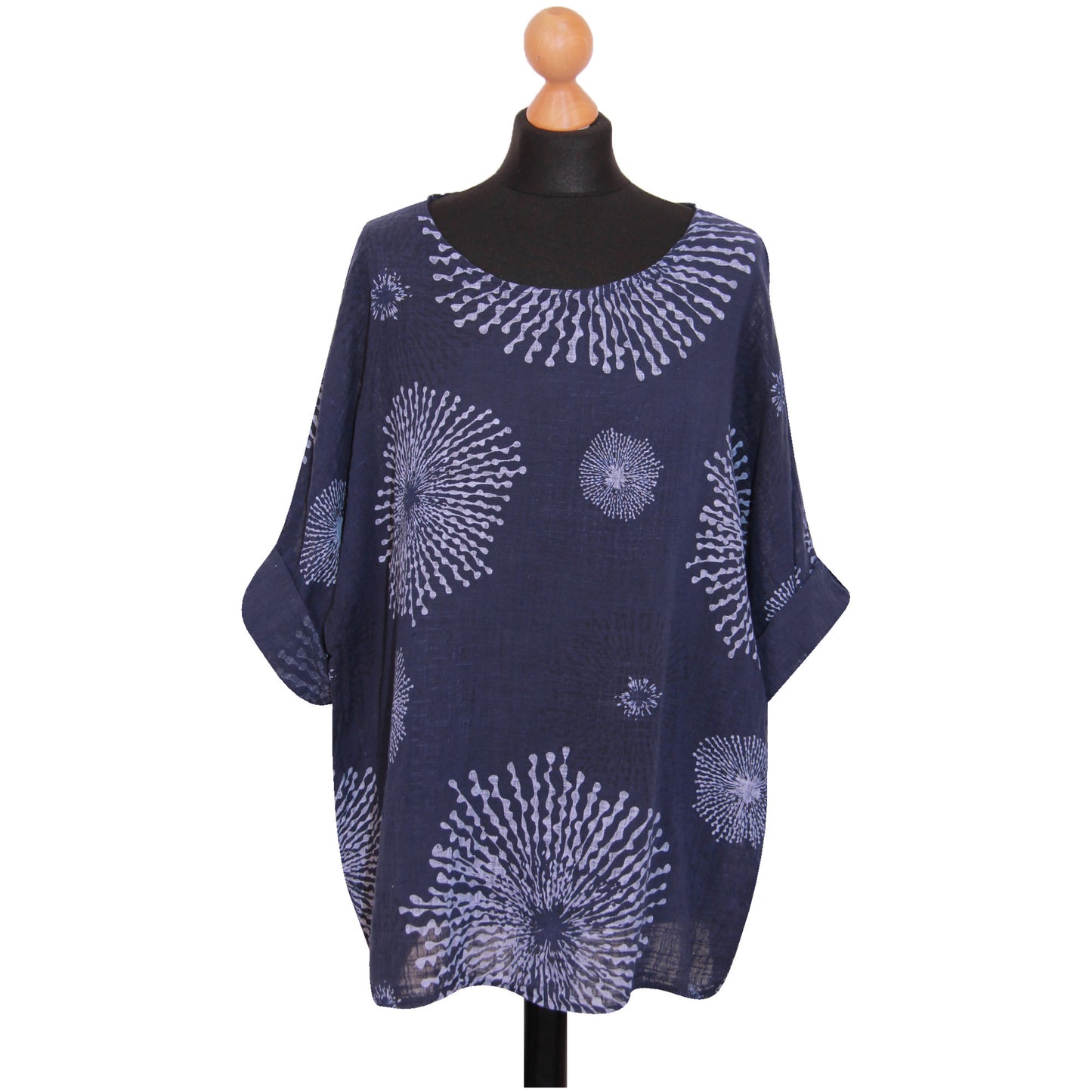 Gecropt topje met Italiaanse spetterprint - Trendy en opvallend