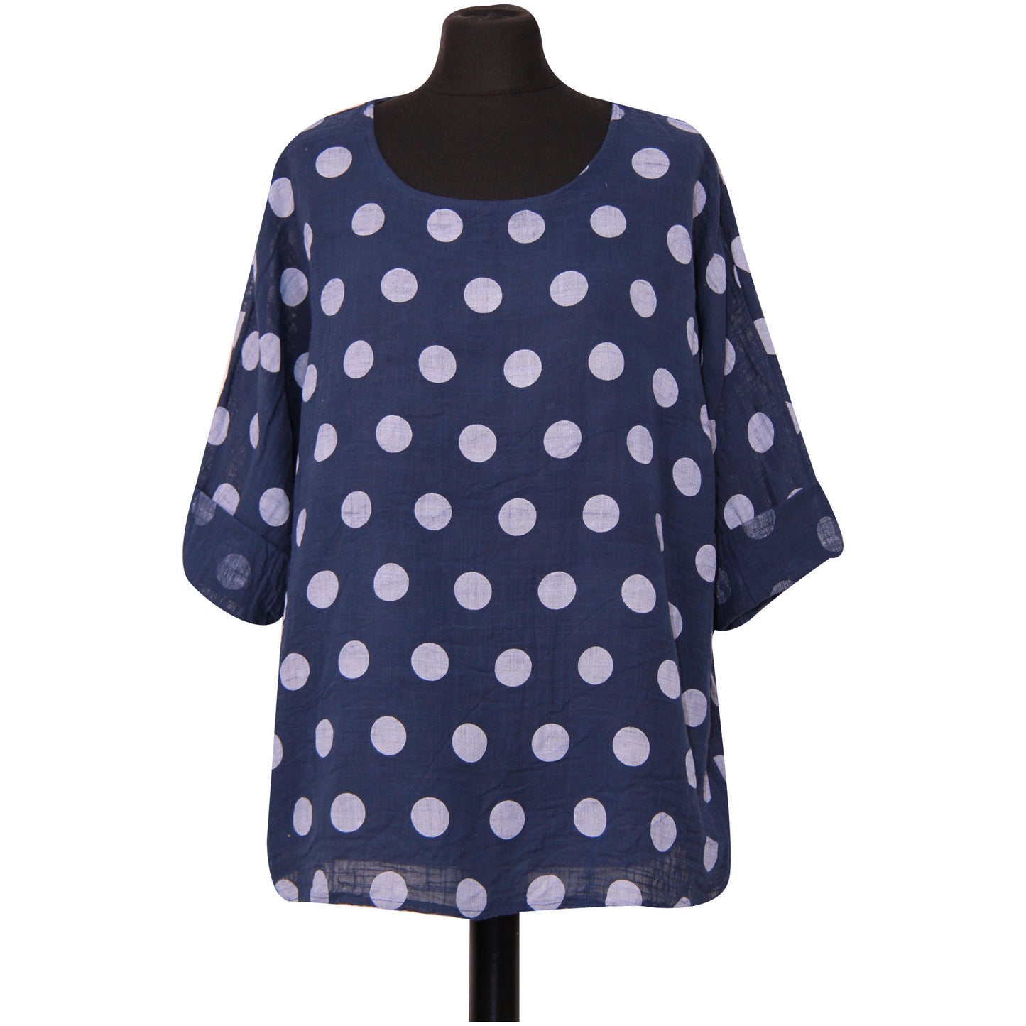 Croptop met Italiaanse stippen voor dames