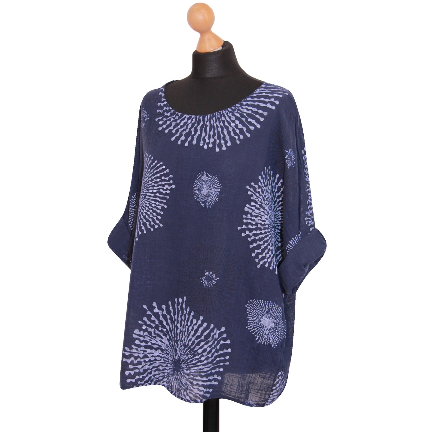 Gecropt topje met Italiaanse spetterprint - Trendy en opvallend