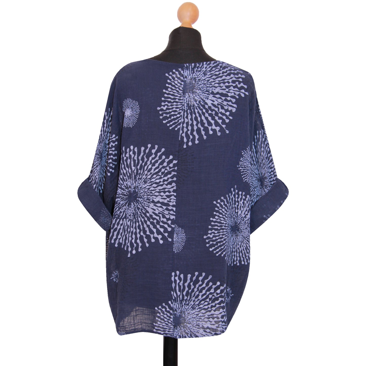 Gecropt topje met Italiaanse spetterprint - Trendy en opvallend
