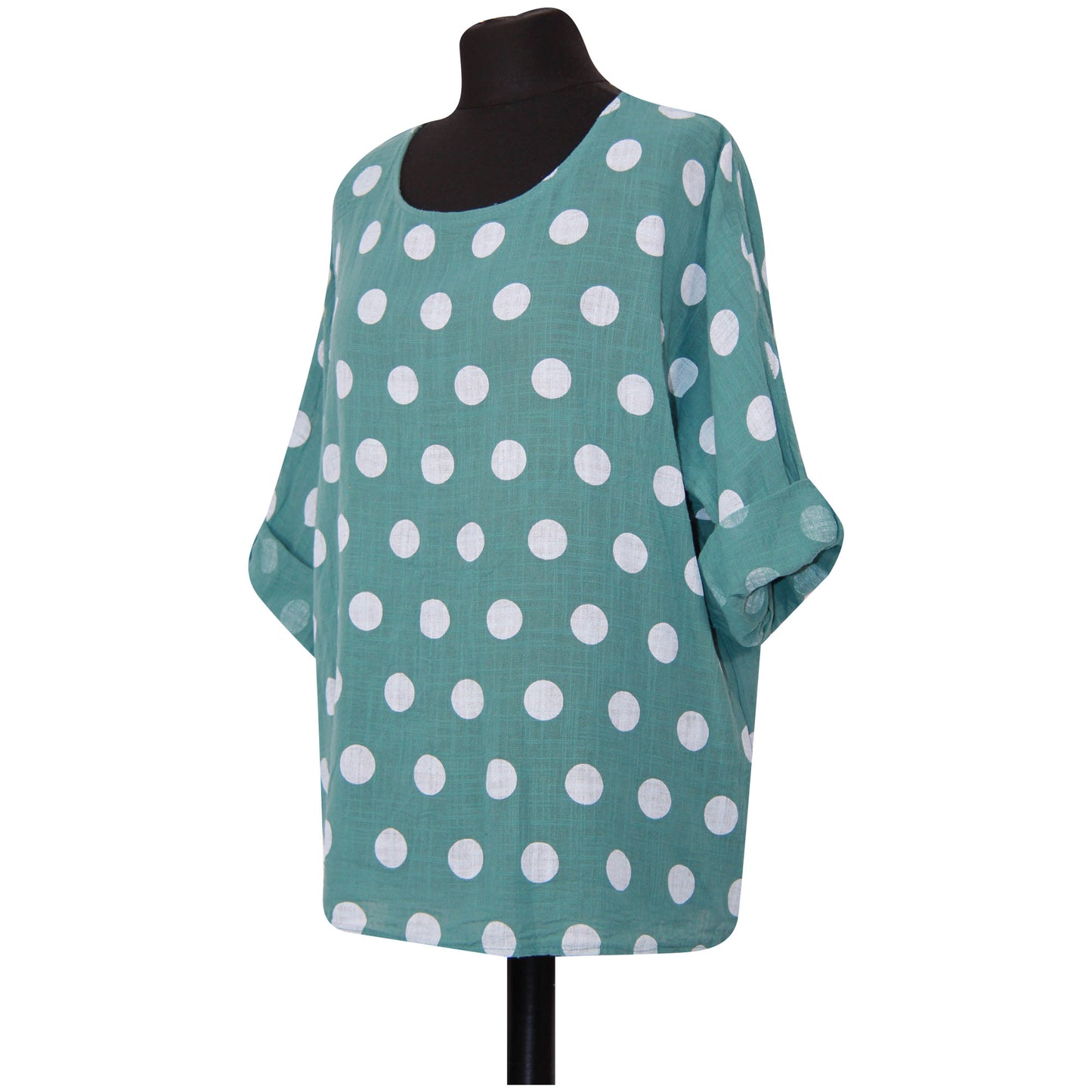 Croptop met Italiaanse stippen voor dames