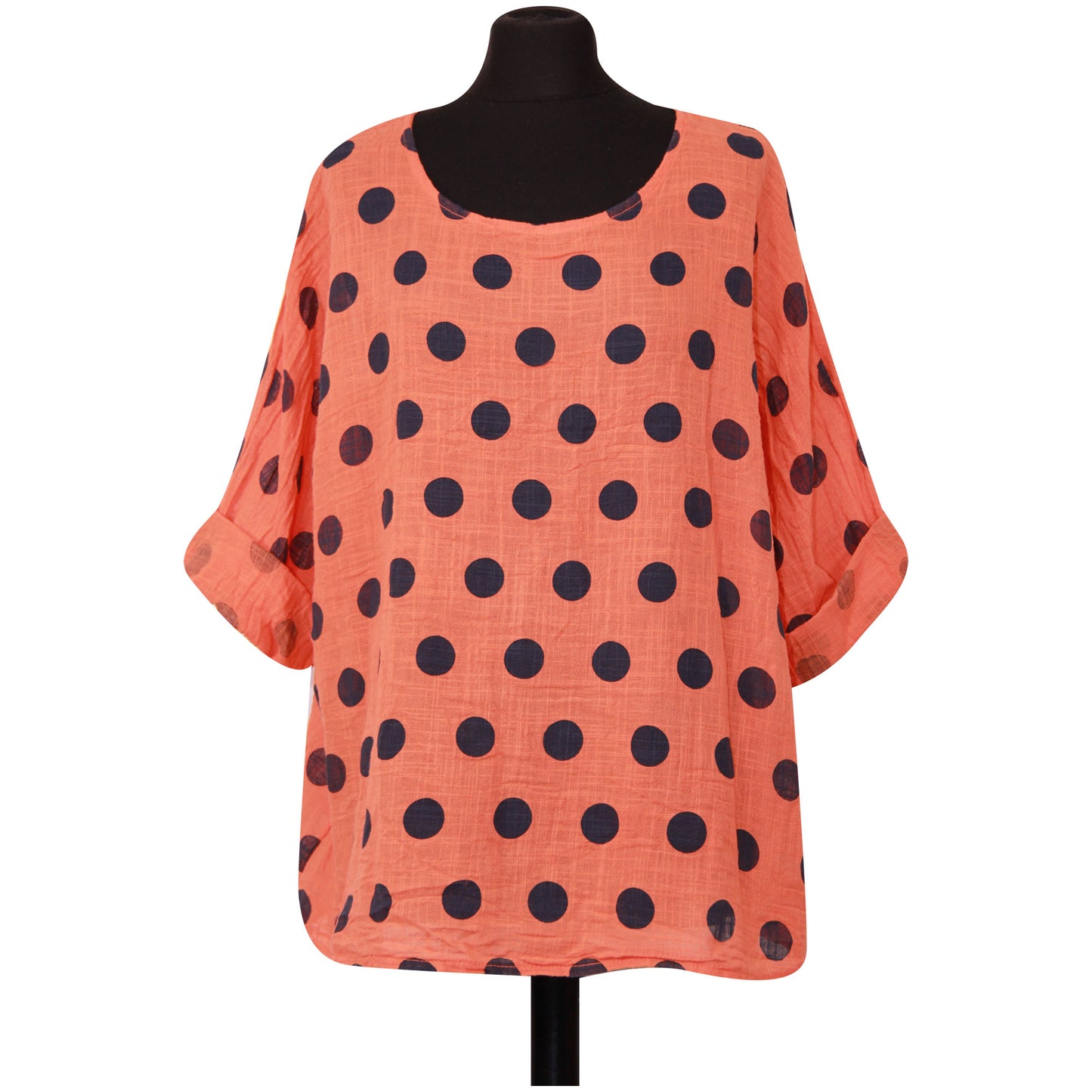 Croptop met Italiaanse stippen voor dames