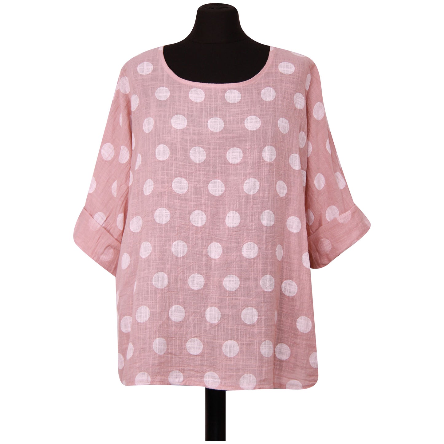 Croptop met Italiaanse stippen voor dames