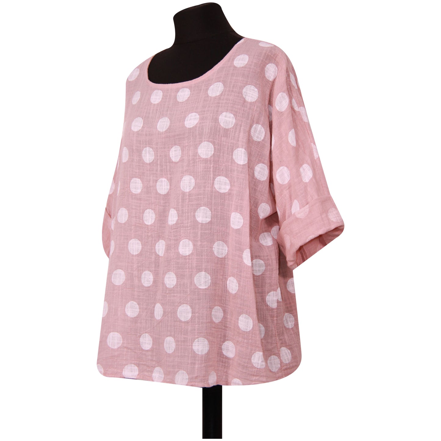 Croptop met Italiaanse stippen voor dames