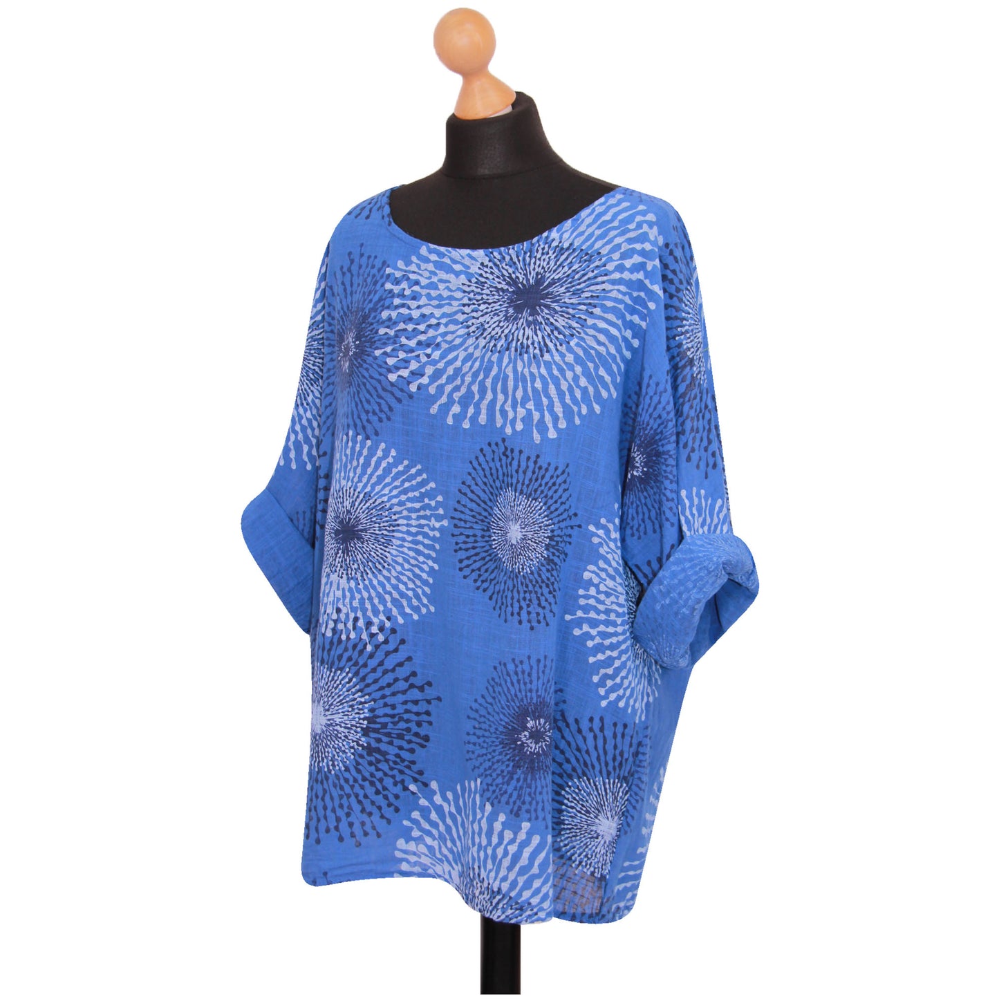 Gecropt topje met Italiaanse spetterprint - Trendy en opvallend