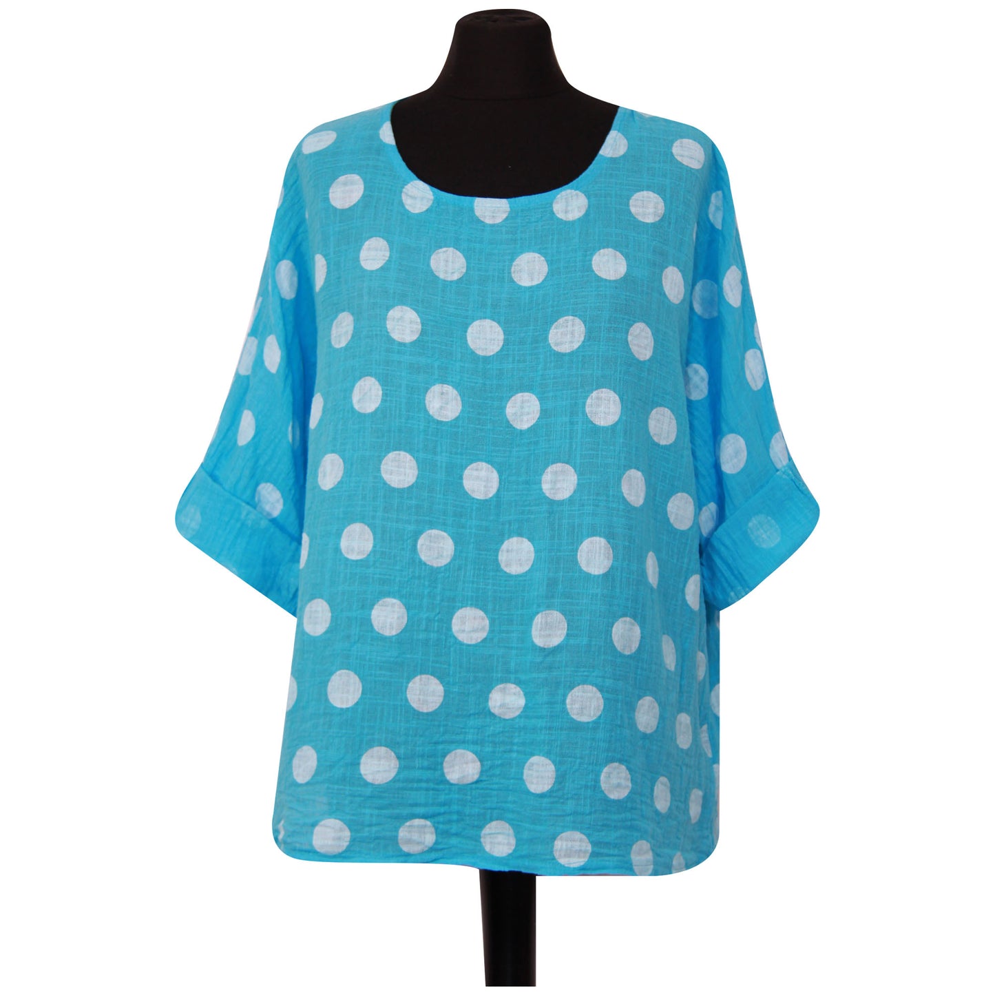 Croptop met Italiaanse stippen voor dames