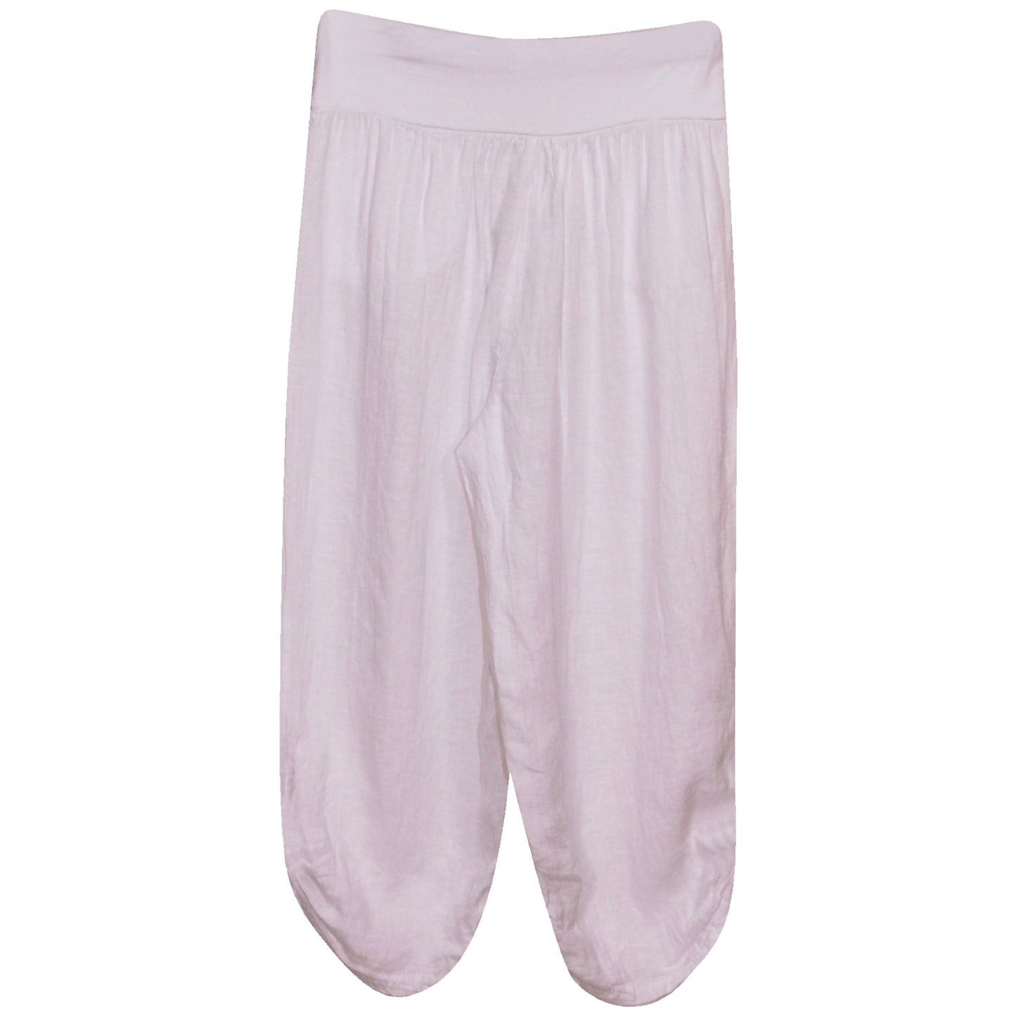 Ladies Linen Capri Trouser: Stylish 3/4 Length Women's Shorts Reg Size - Perfect Gift