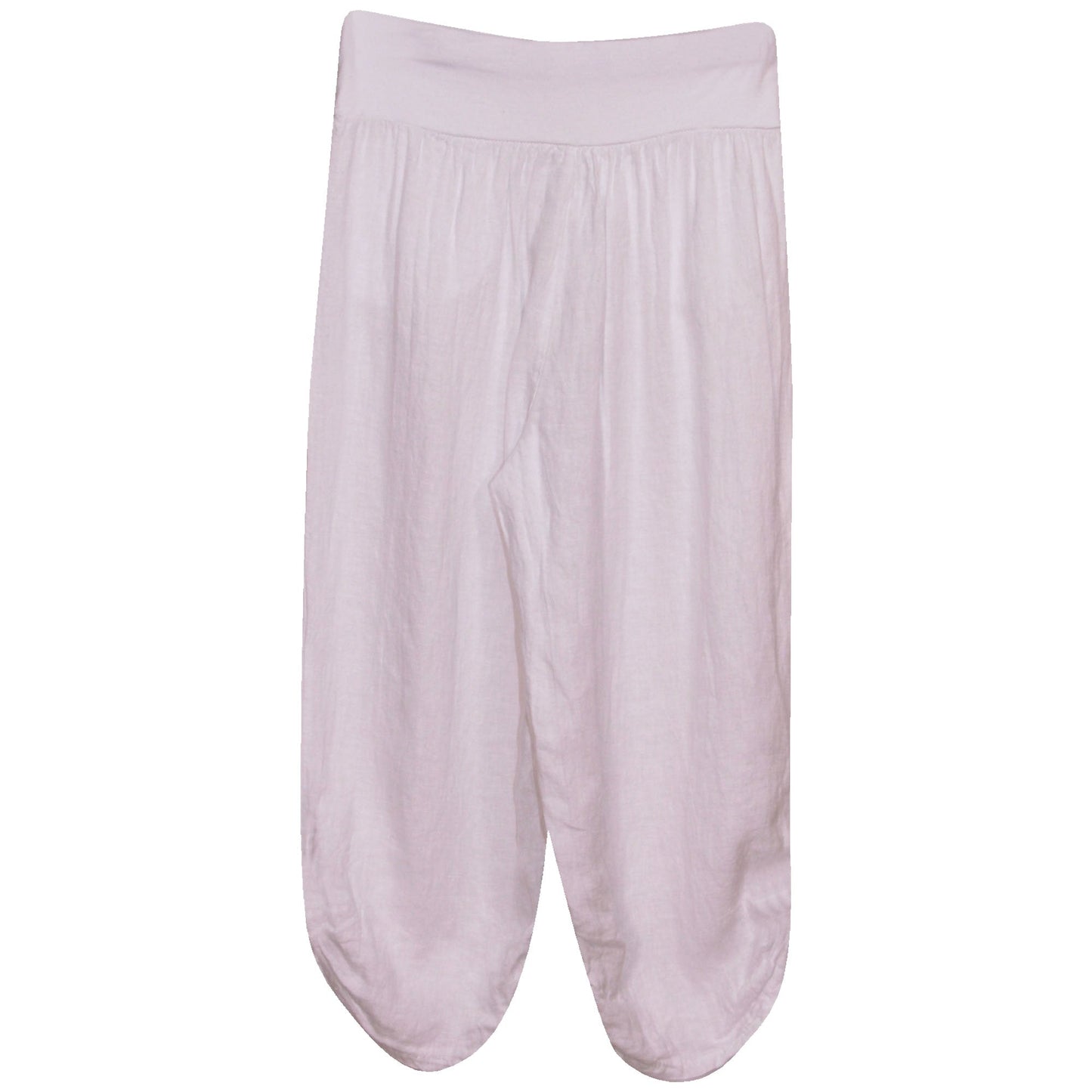 Ladies Linen Capri Trouser: Stylish 3/4 Length Women's Shorts Plus Size - Perfect Gift
