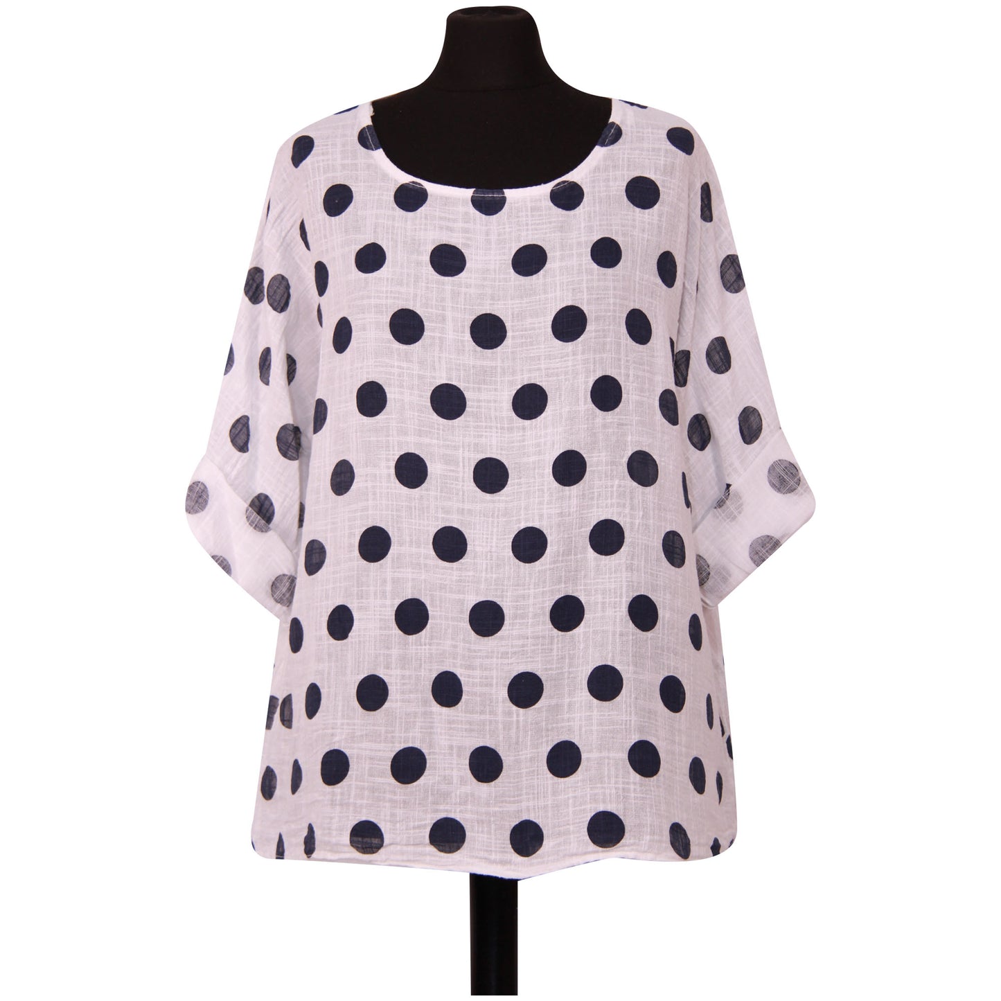 Croptop met Italiaanse stippen voor dames