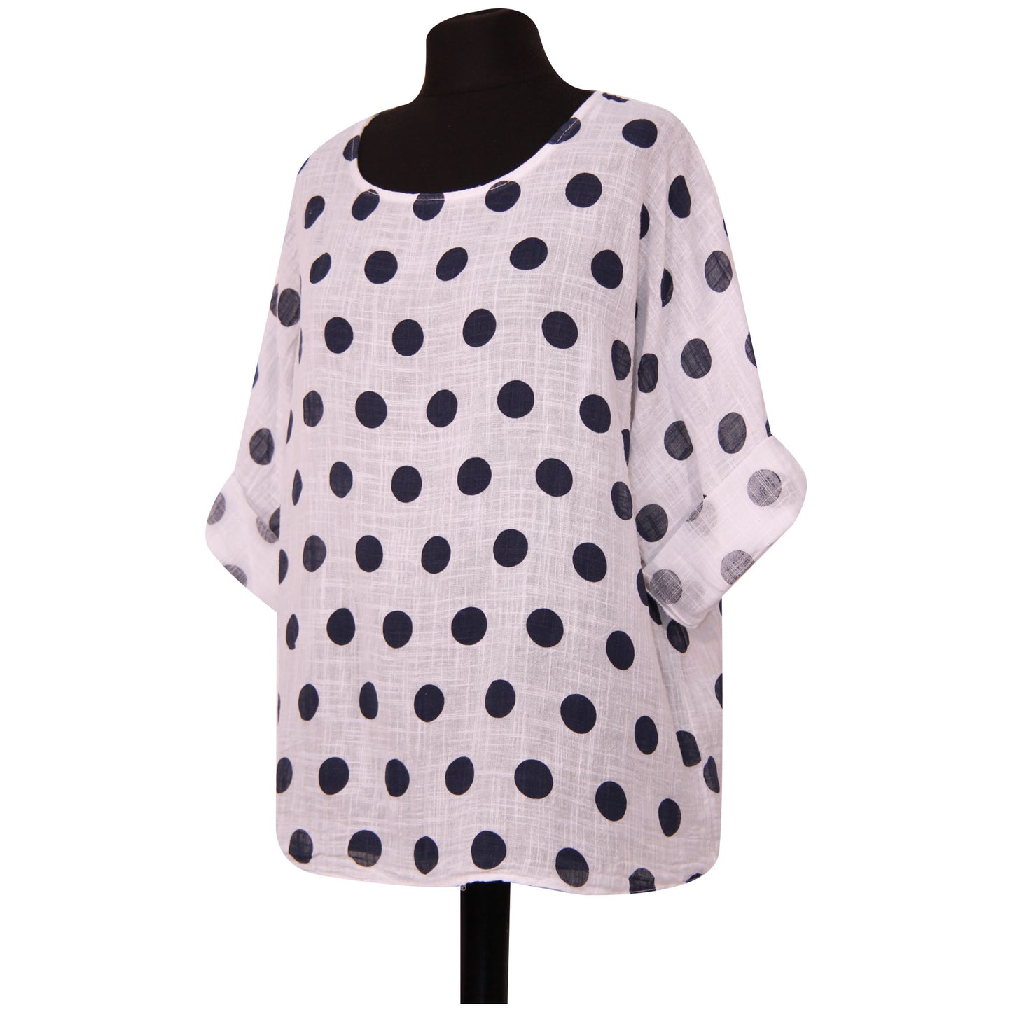 Croptop met Italiaanse stippen voor dames