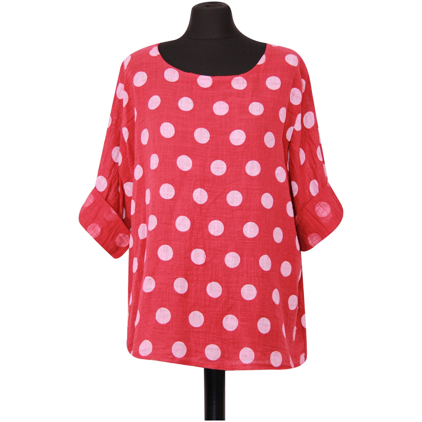 Croptop met Italiaanse stippen voor dames