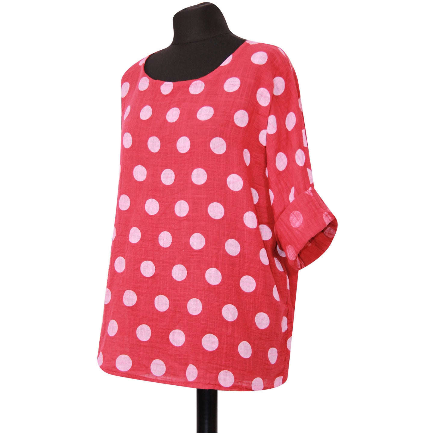 Croptop met Italiaanse stippen voor dames