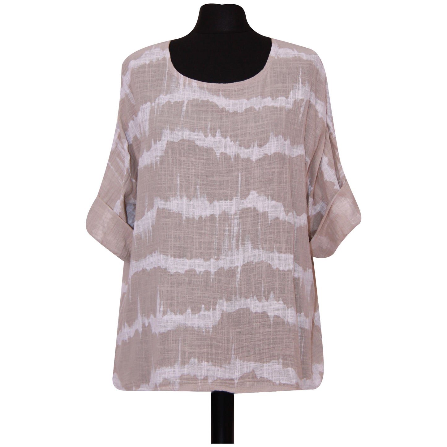 Summer Breeze Tie-Dye crop-top voor dames - boho-chique stijl