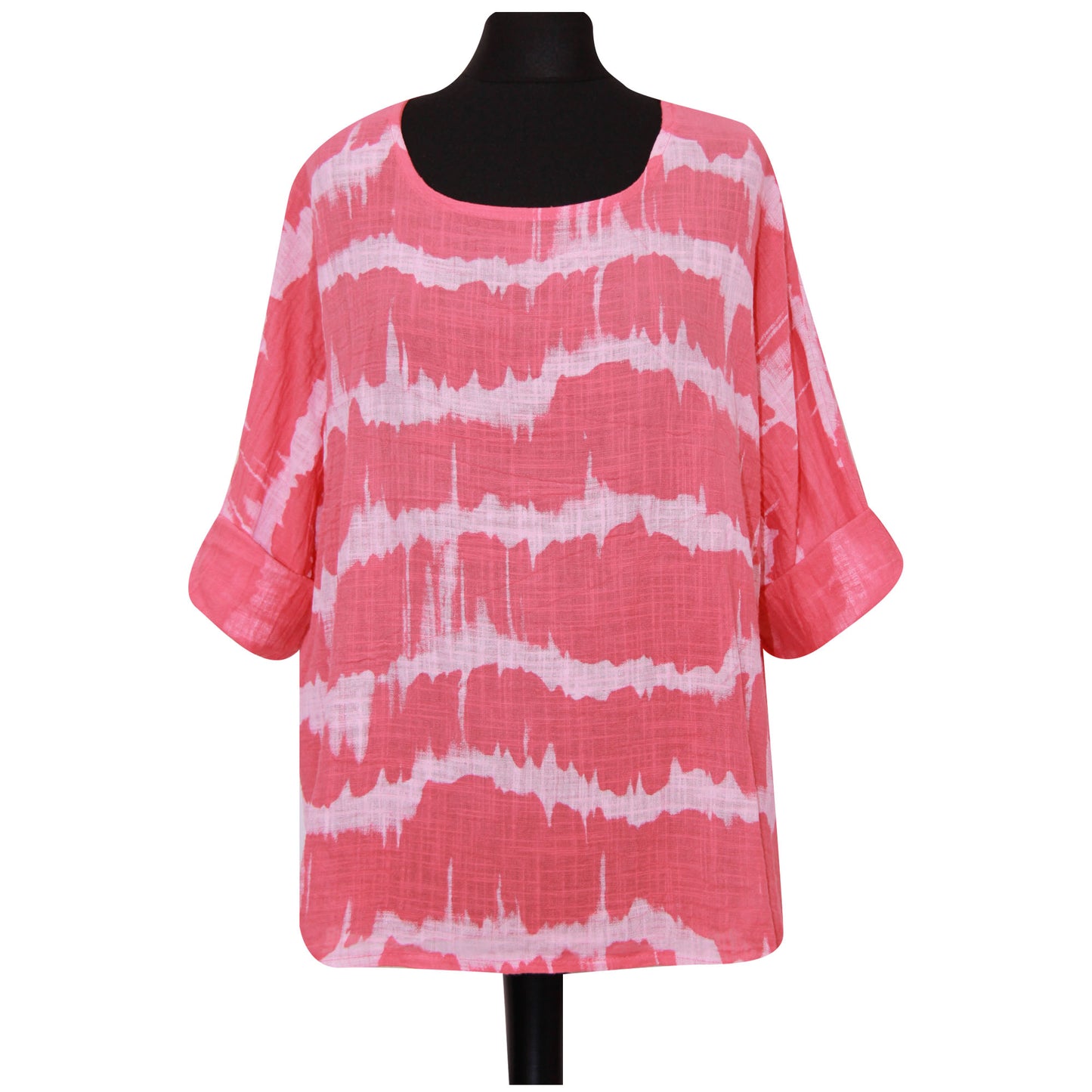 Summer Breeze Tie-Dye crop-top voor dames - boho-chique stijl