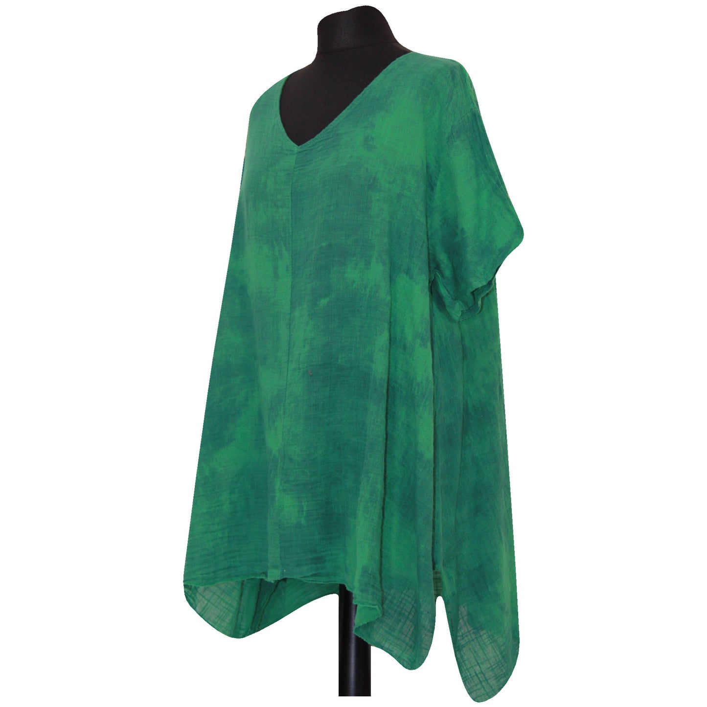 Italian Charm: Women's Quirky Tie Dye Cold Wash Top