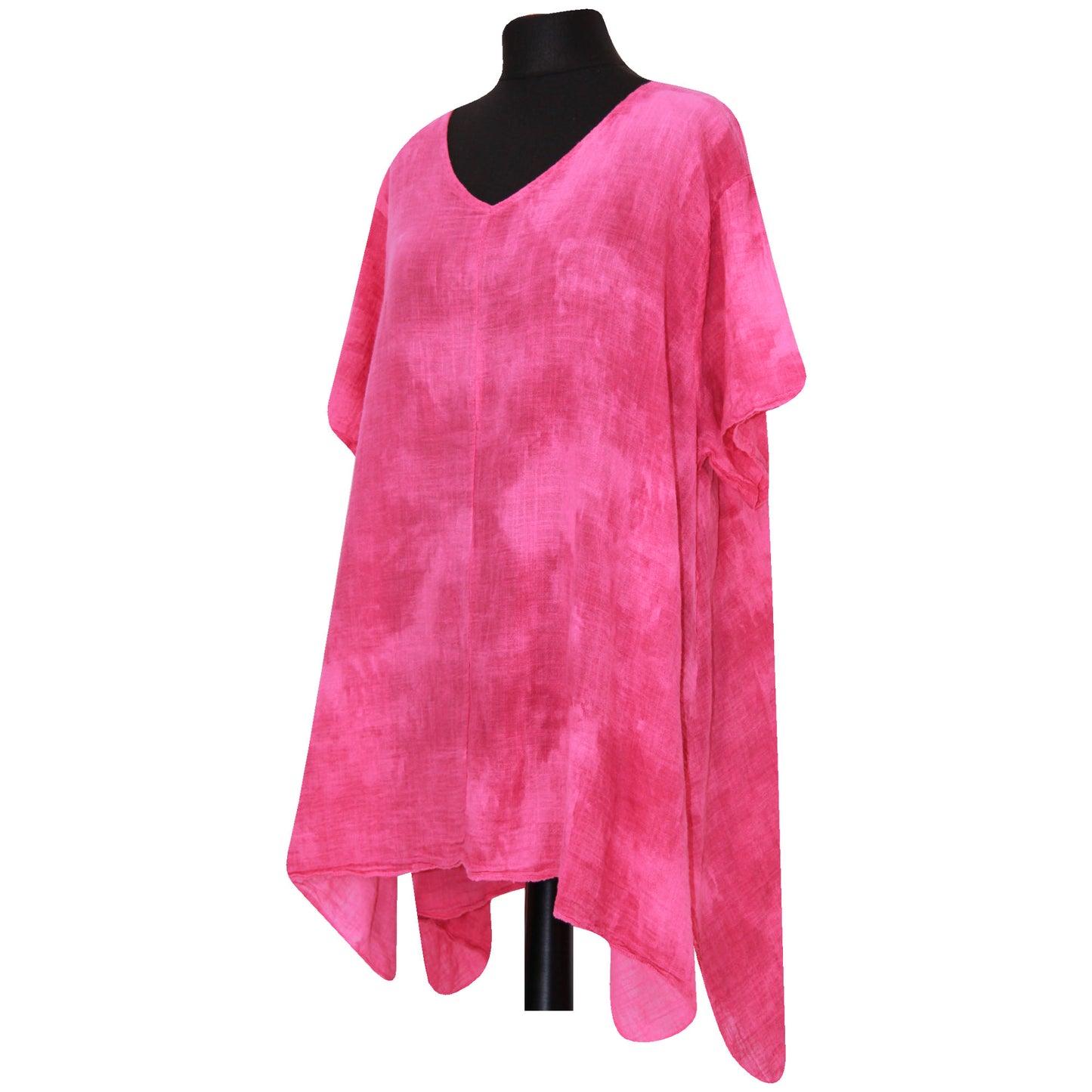 Italian Charm: Women's Quirky Tie Dye Cold Wash Top